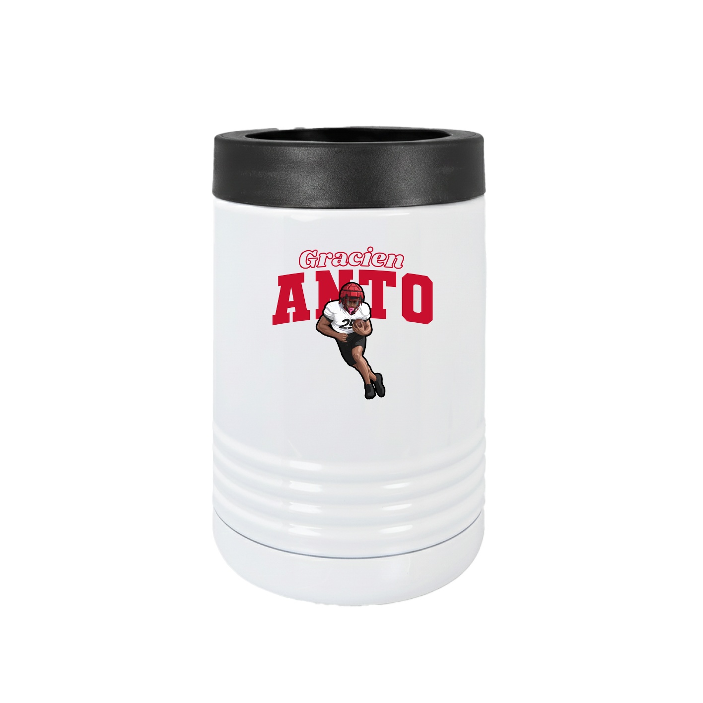 Beverage Holder — Name Arch in White