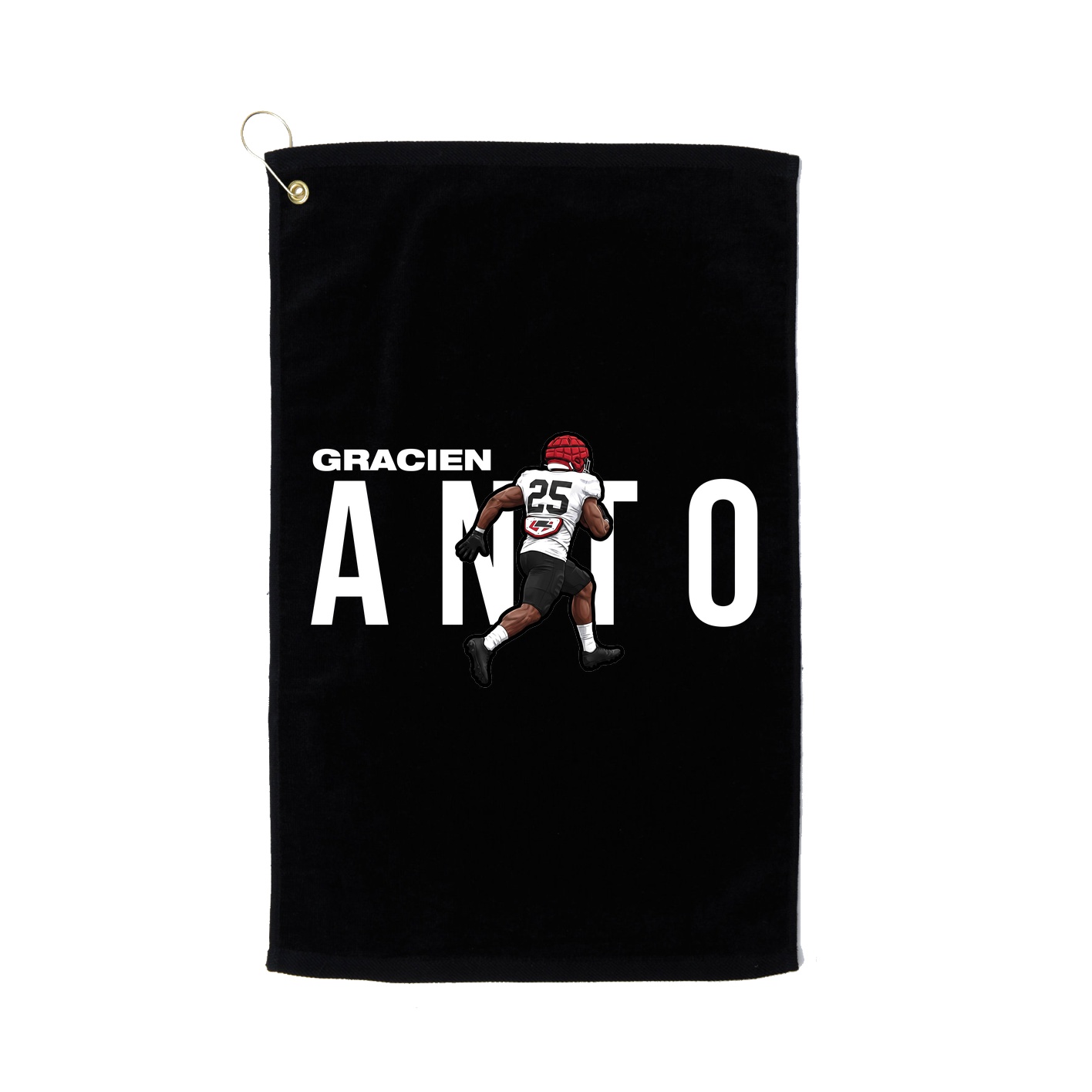 Golf Towel — Player Name in Black