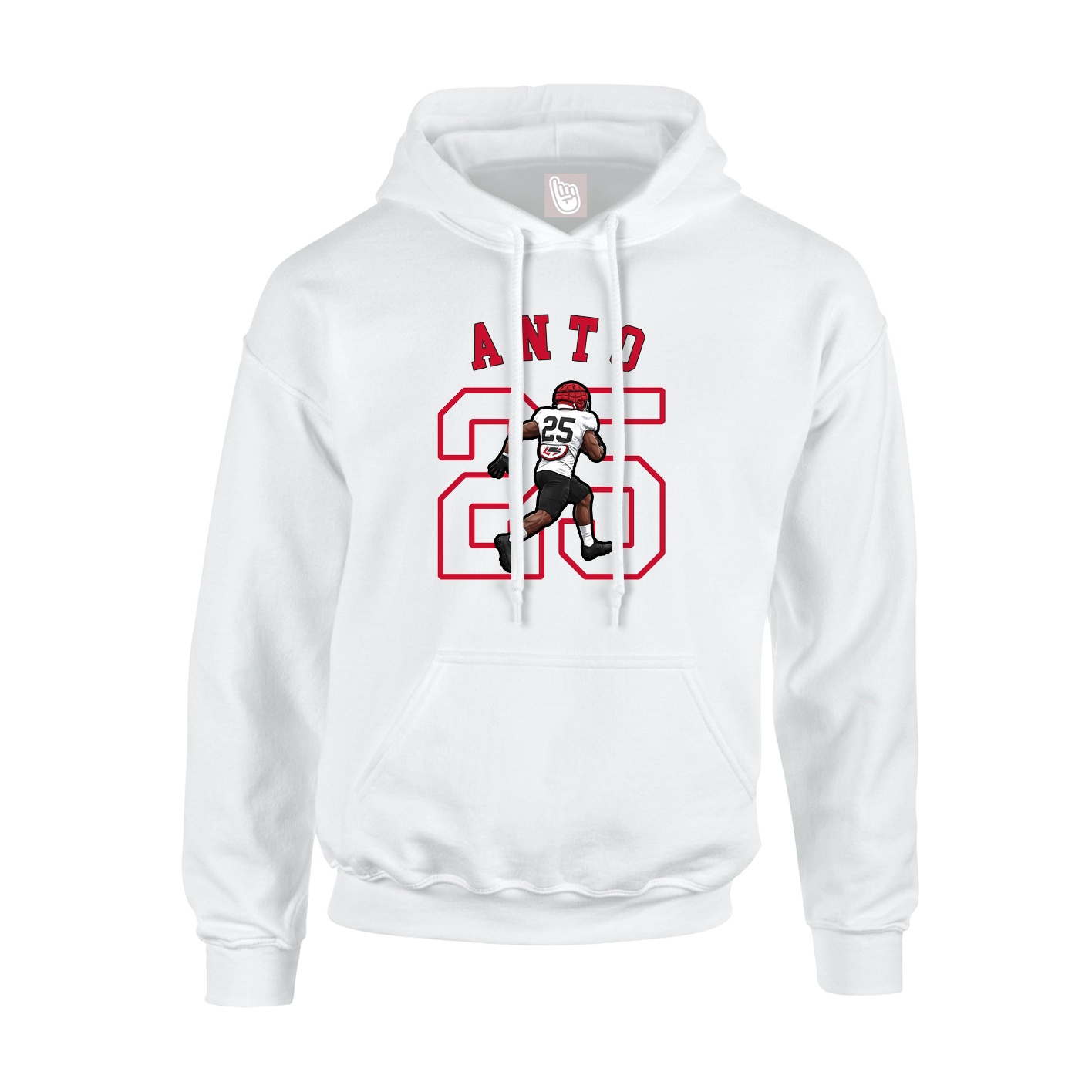 Hoodie — Shirsey Arch in White