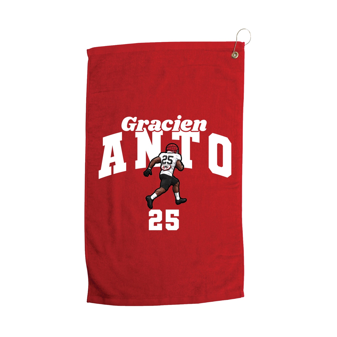 Golf Towel — Signature Arch in Red