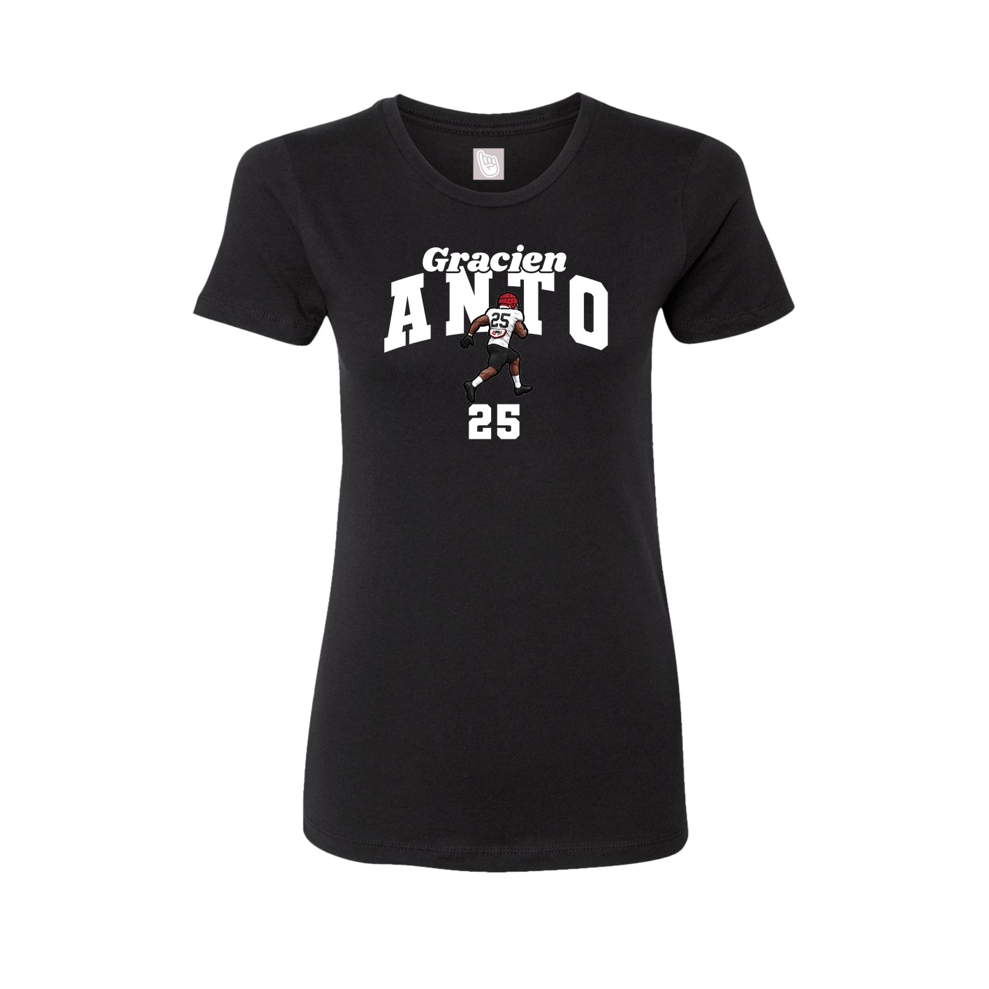 Womens Tee — Signature Arch in Black