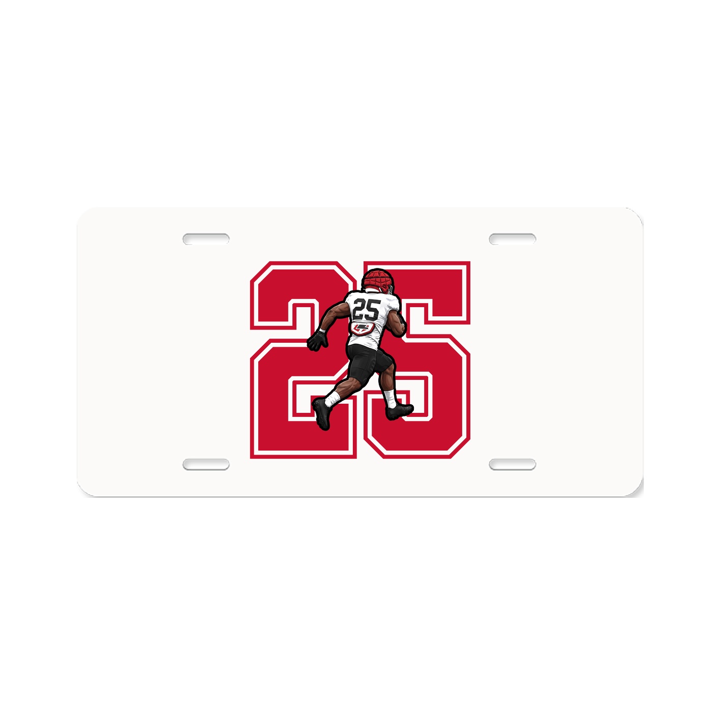License Plate — Number in Classic