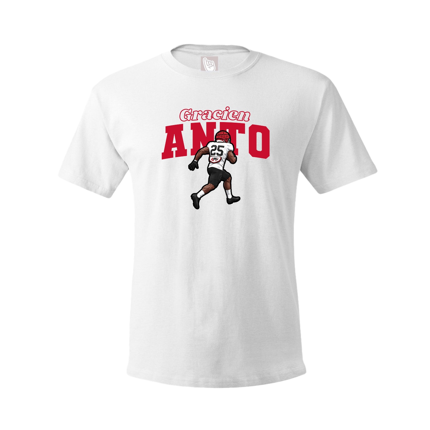 Tee — Name Arch in White
