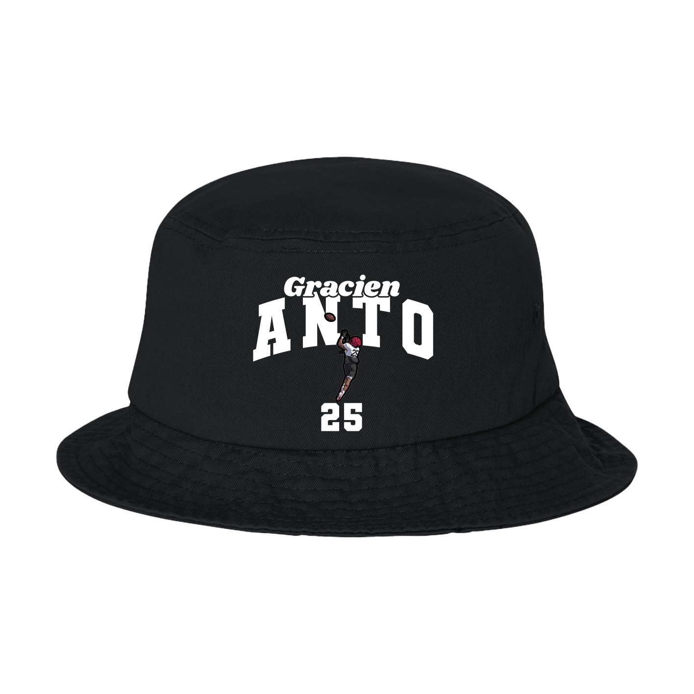 Bucket Cap — Signature Arch in Black