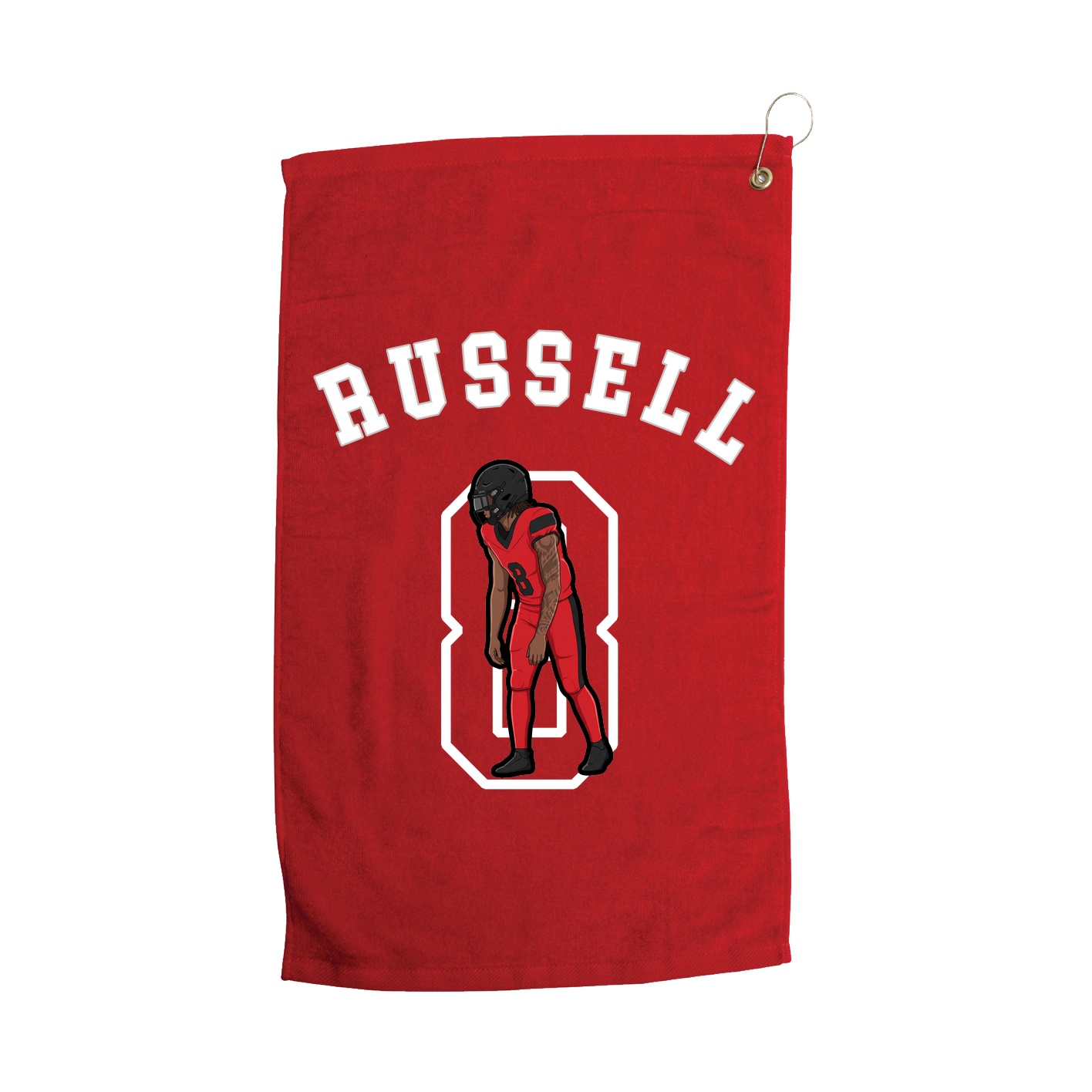 Golf Towel — Shirsey Arch in Red