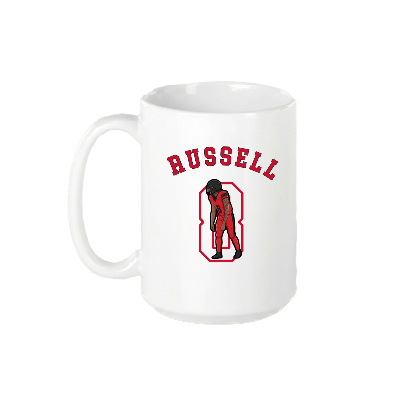 15oz Coffee Mug — Shirsey Arch in White