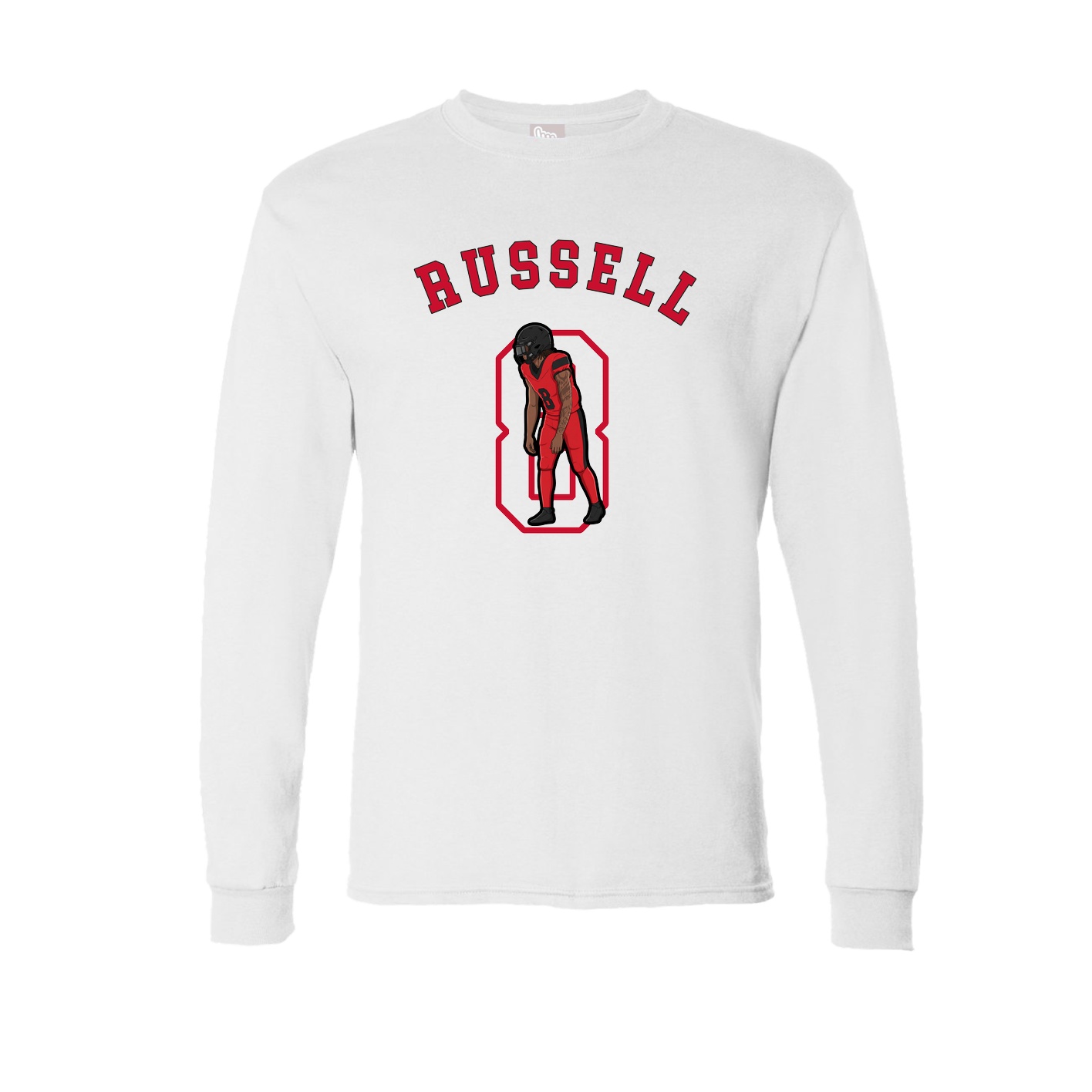 Long Sleeve Tee — Shirsey Arch in White