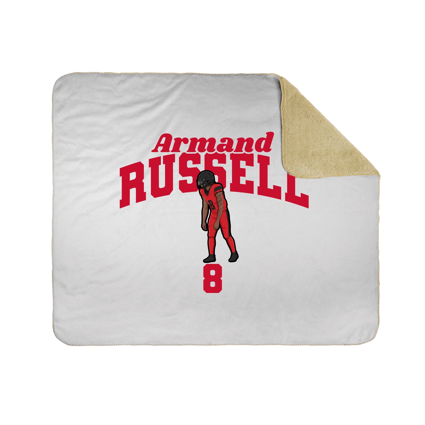 Throw Blanket — Signature Arch in White