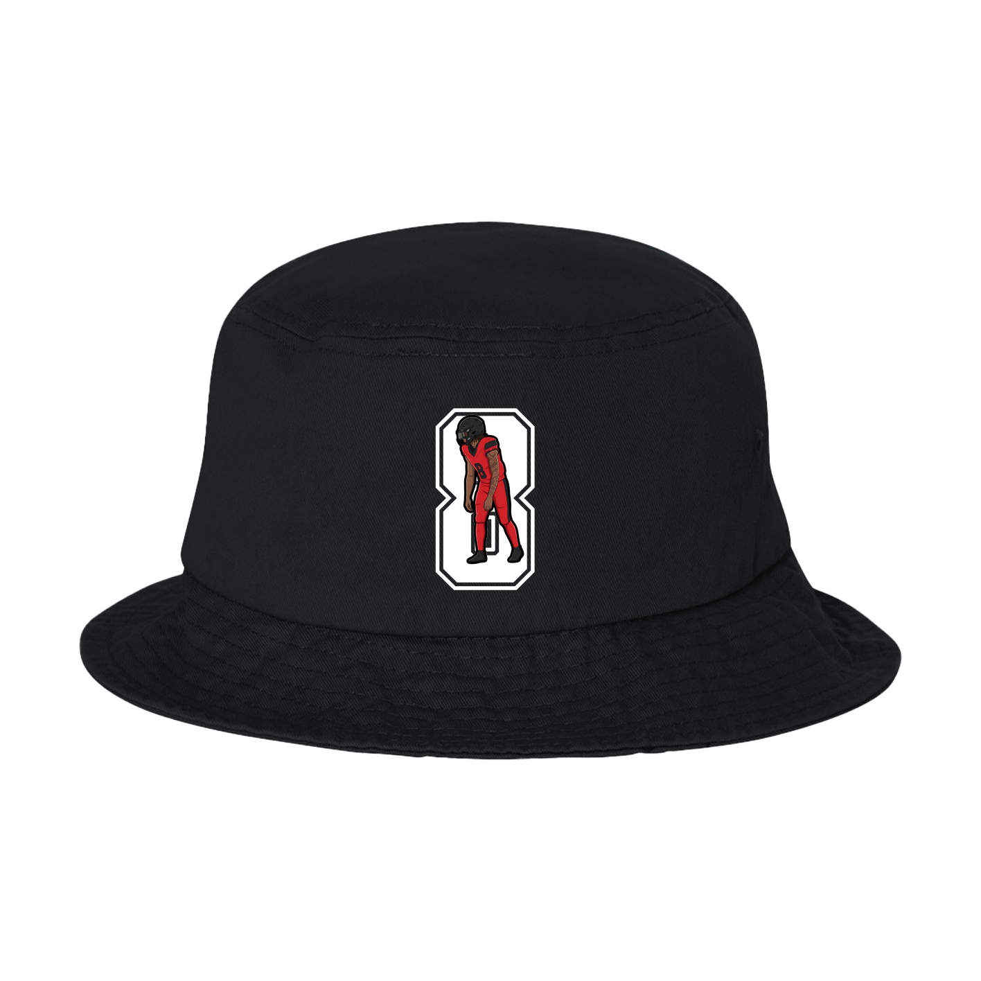 Bucket Cap — Number in Black