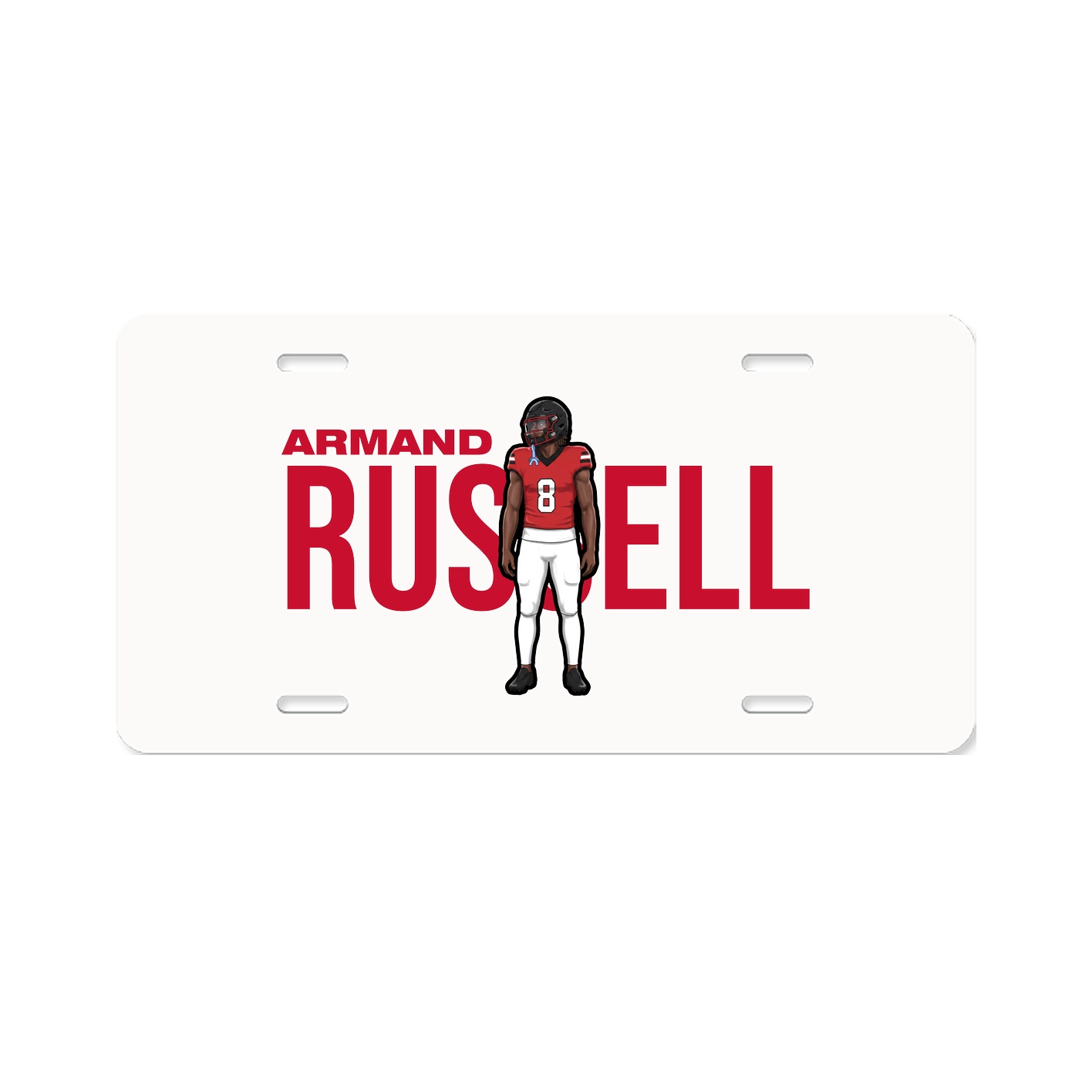 License Plate — Player Name in Classic