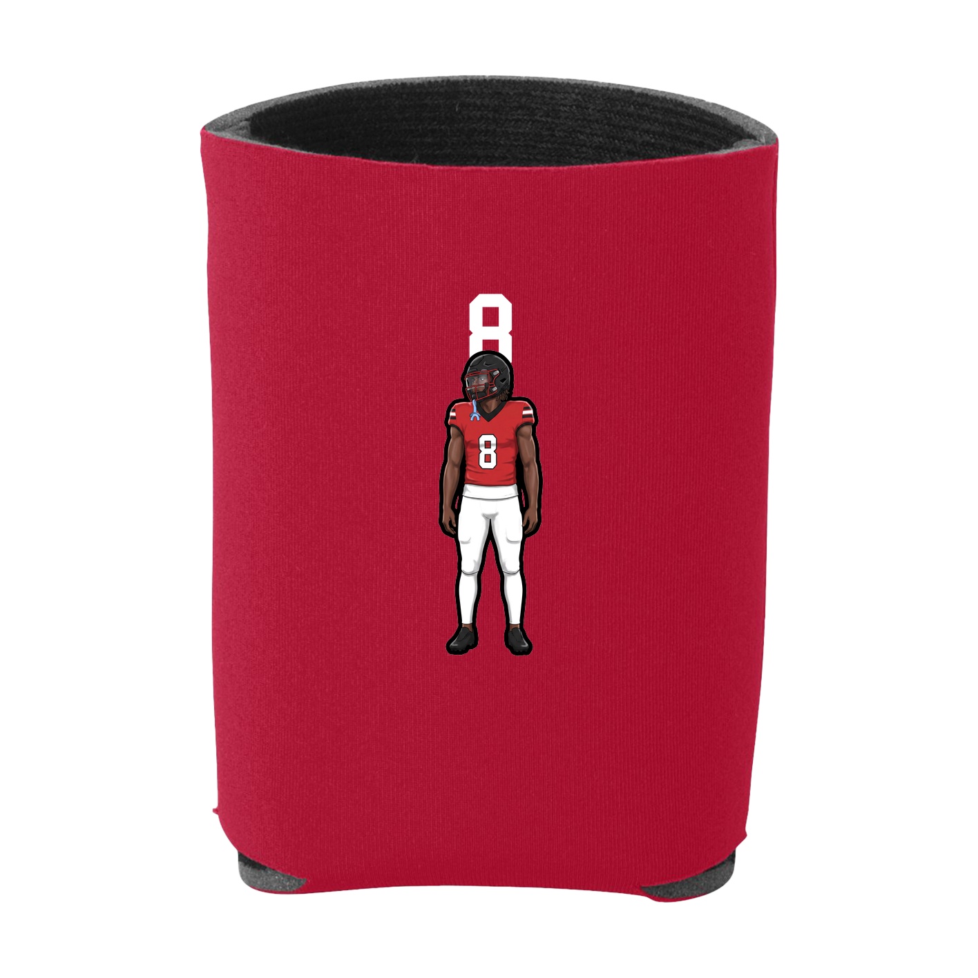 Can Holder — Number Top in Red