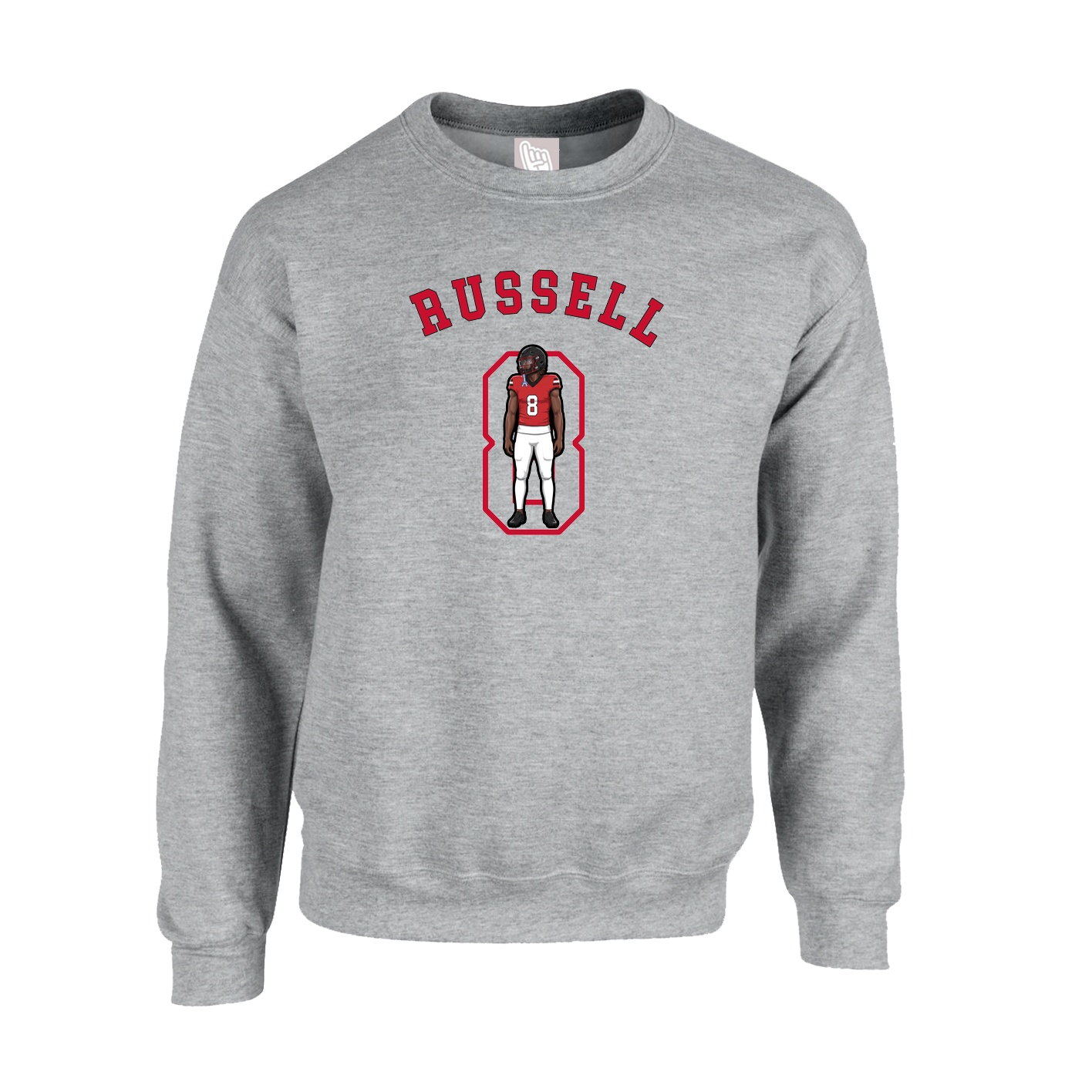 Fleece Crew — Shirsey Arch in Grey