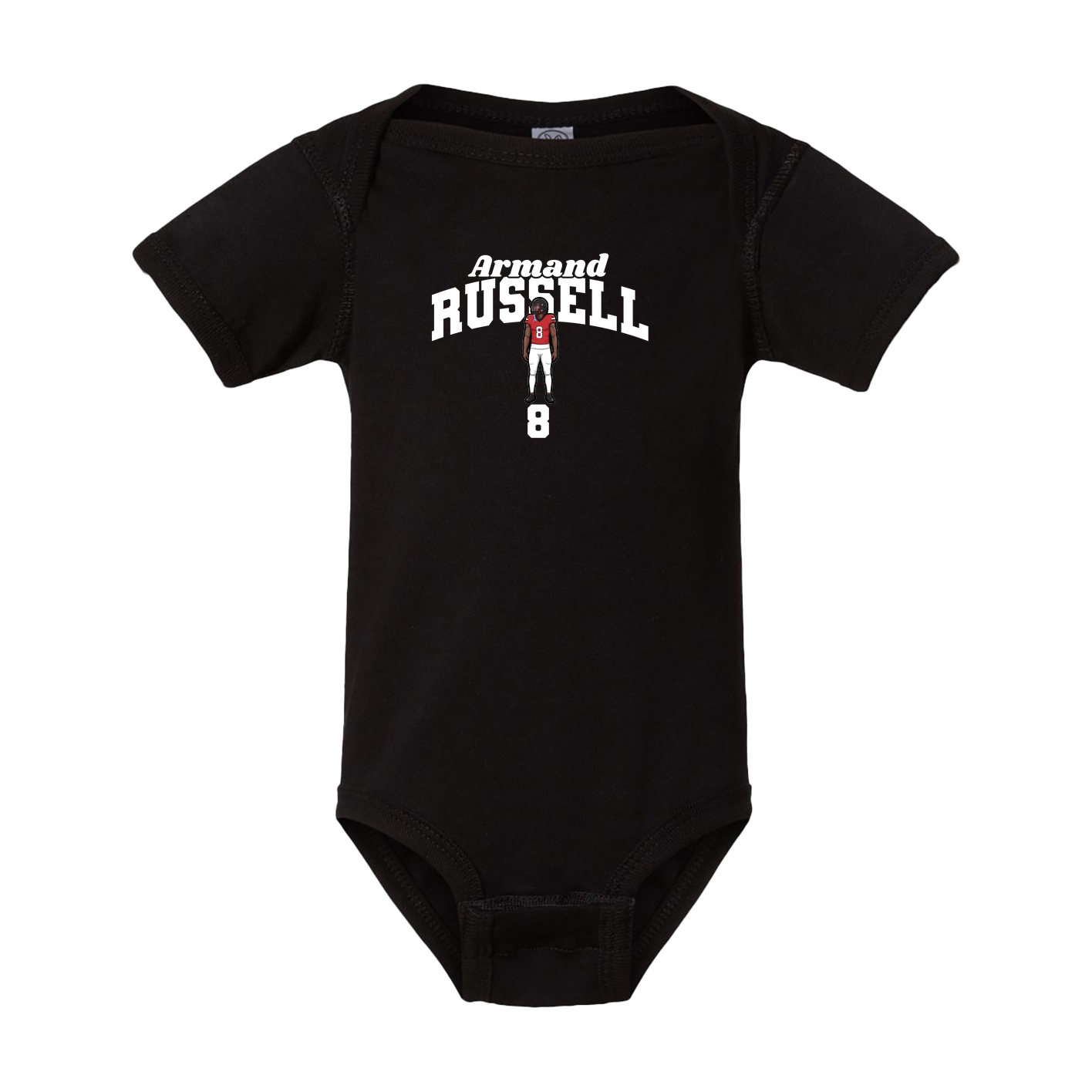 Baby Onesie — Signature Arch in Black