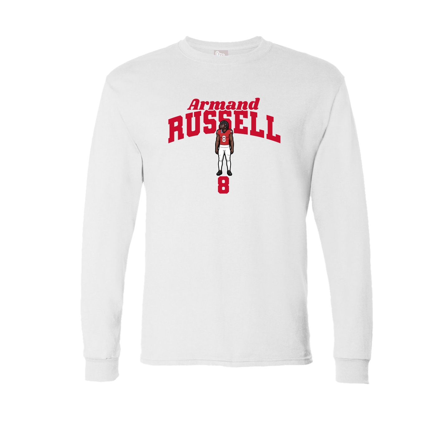 Long Sleeve Tee — Signature Arch in White