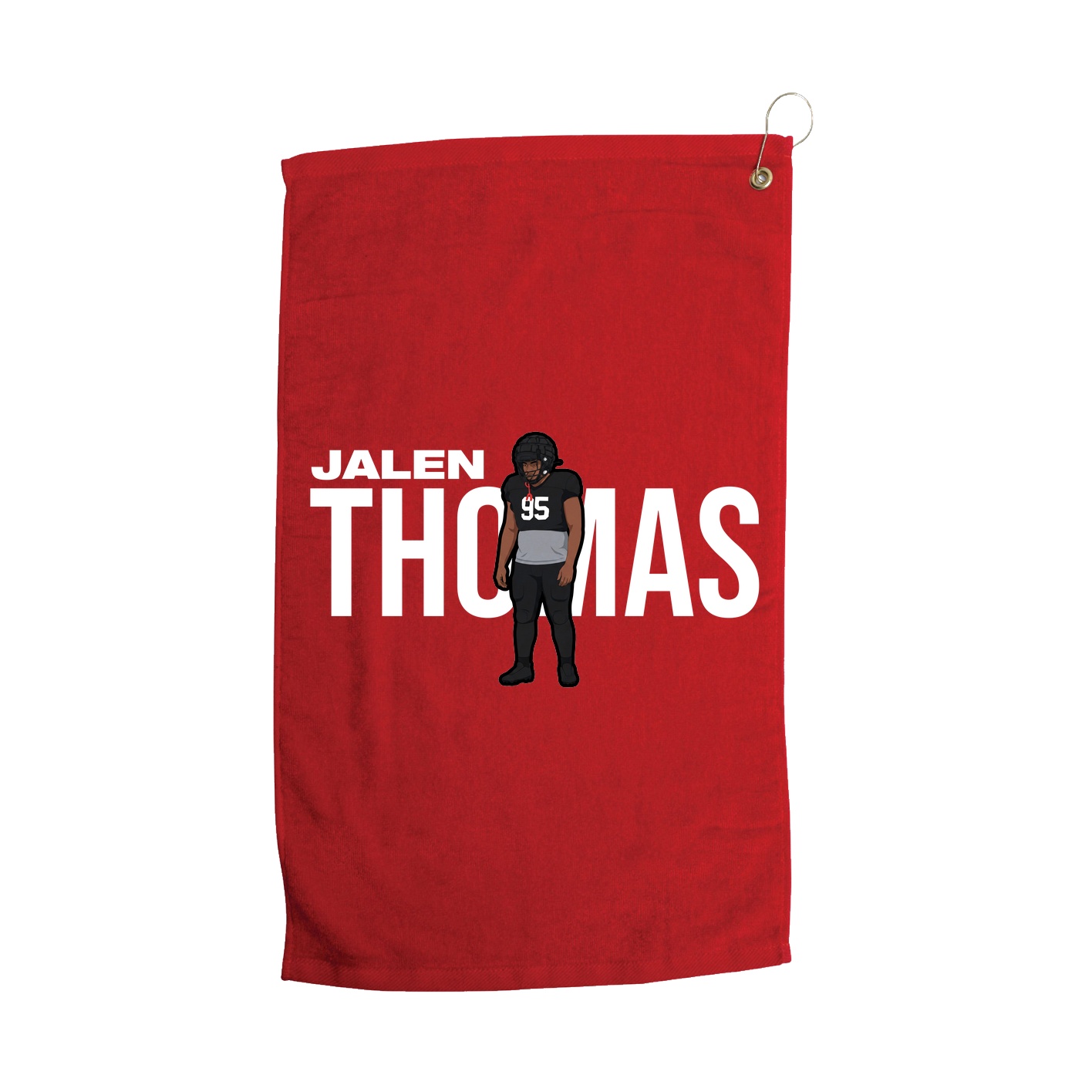 Golf Towel — Player Name in Red
