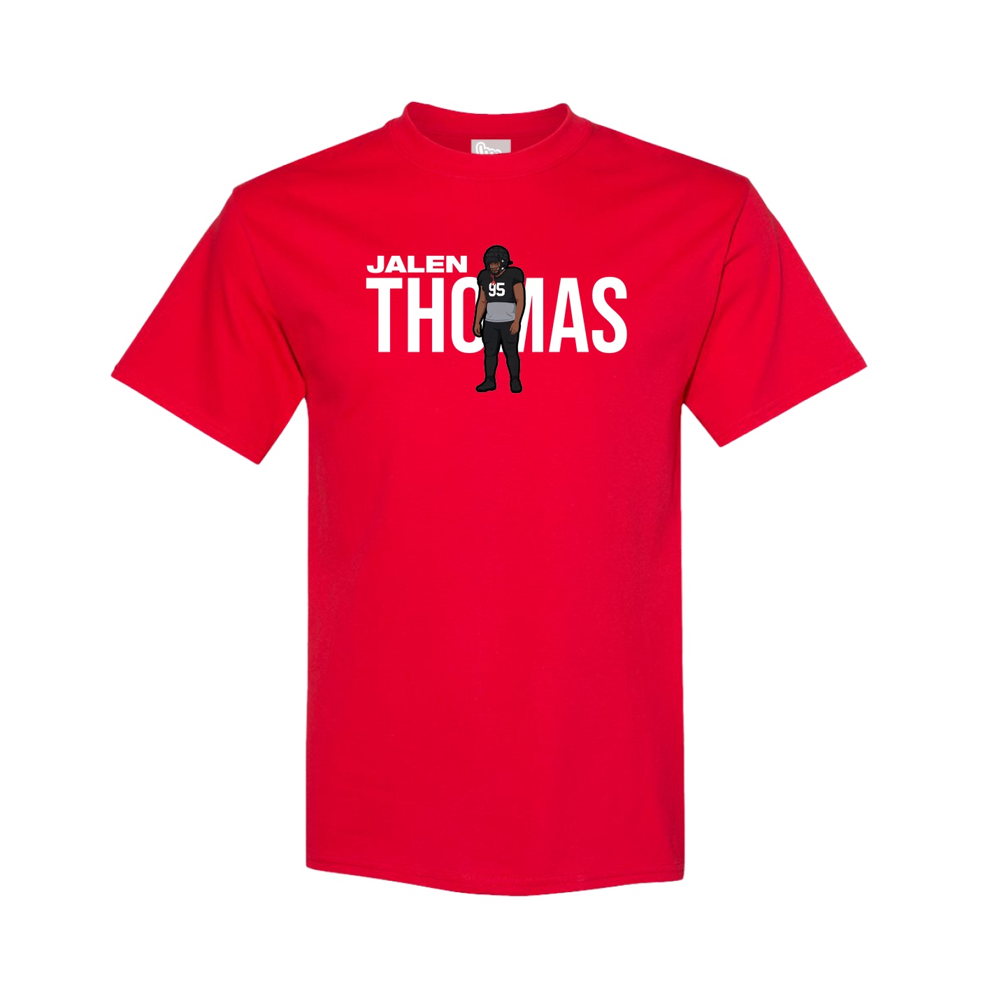 Youth Tee — Player Name in Red