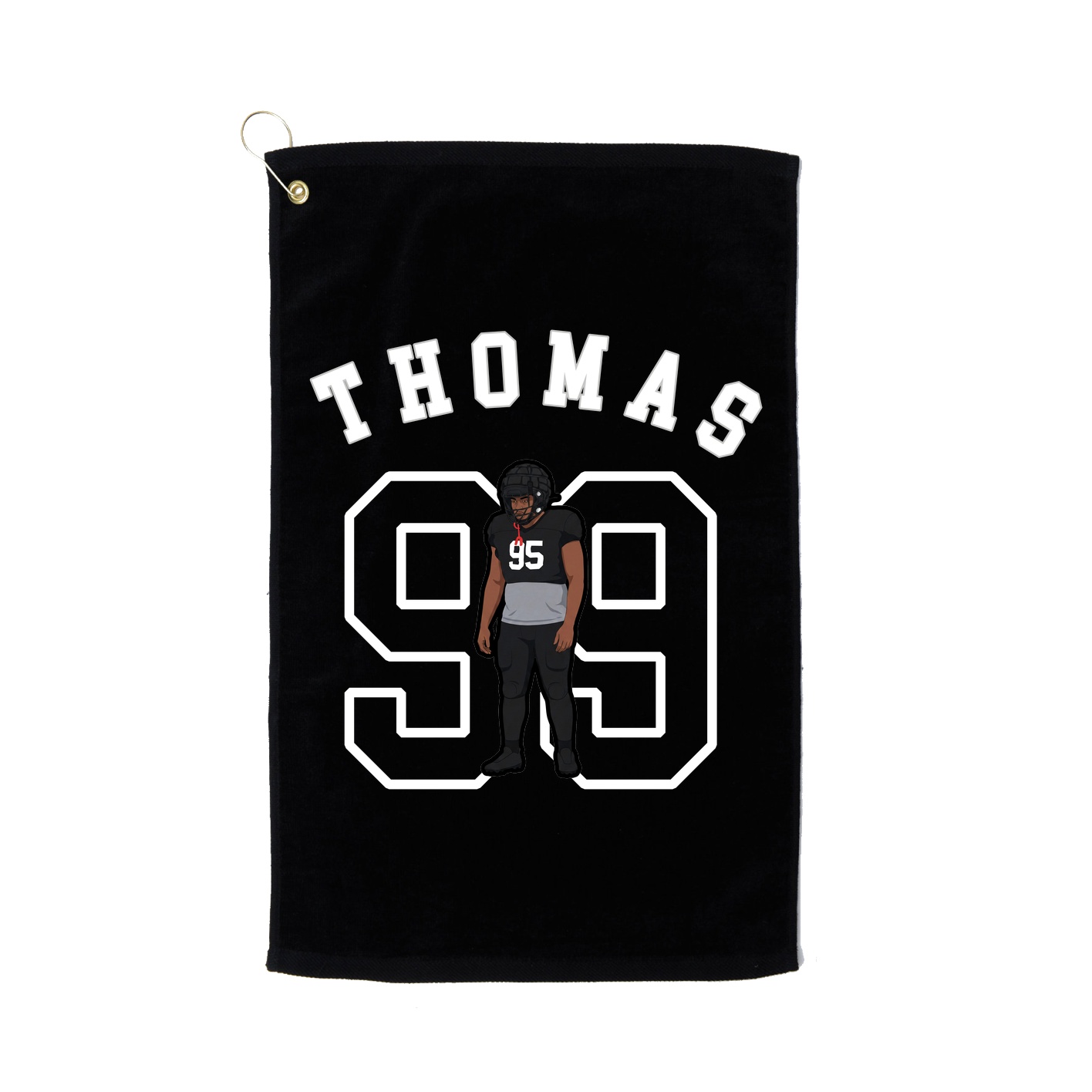 Golf Towel — Shirsey Arch in Black