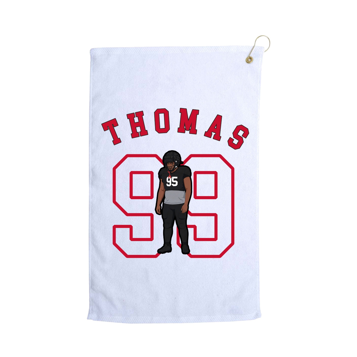 Golf Towel — Shirsey Arch in White