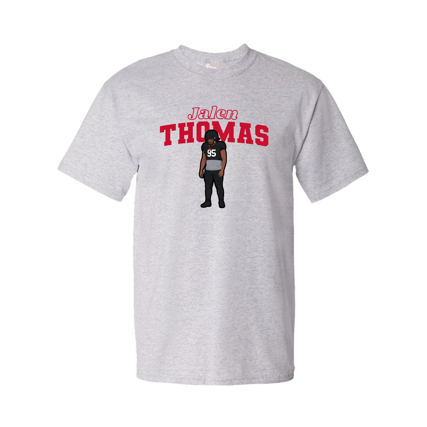 Tee — Name Arch in Grey