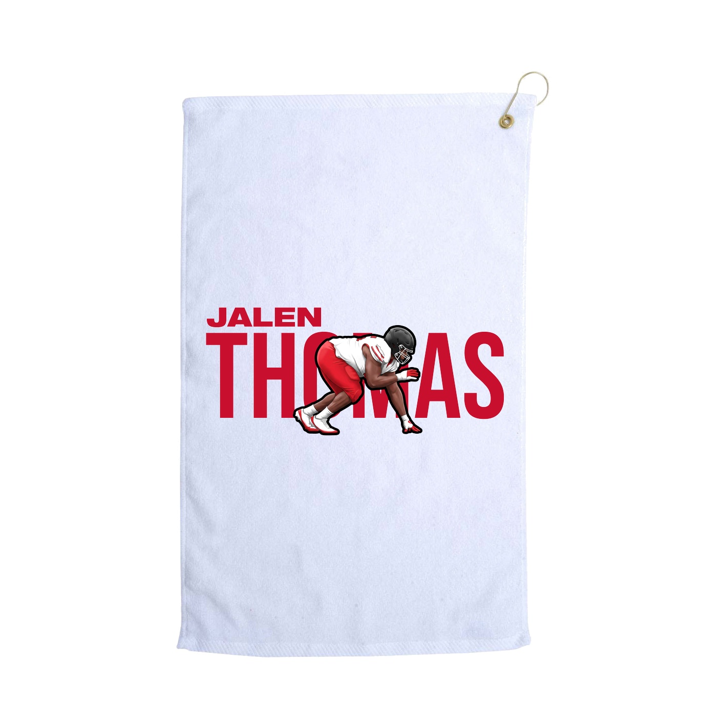 Golf Towel — Player Name in White