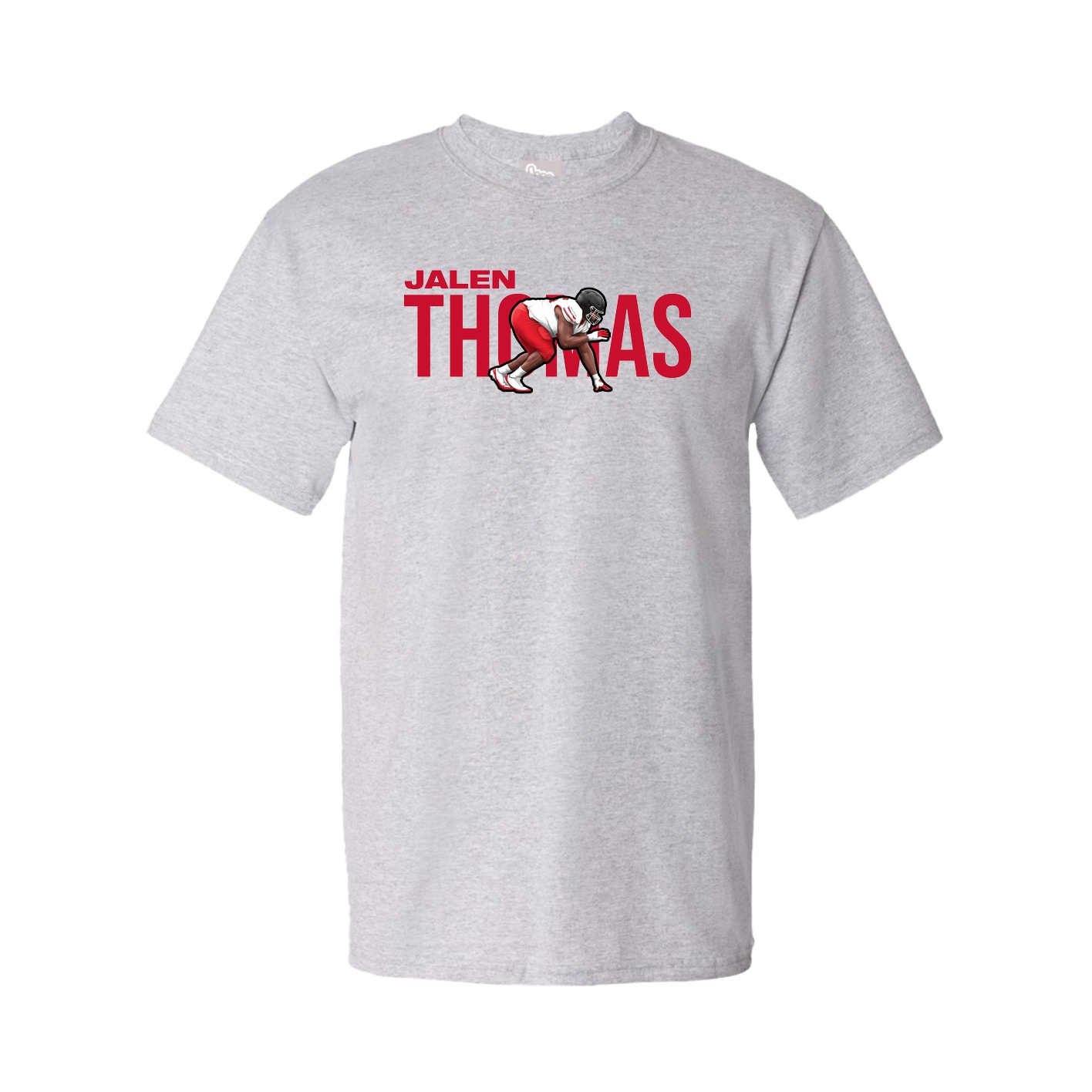 Youth Tee — Player Name in Grey