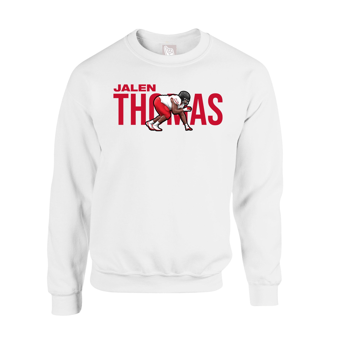 Fleece Crew — Player Name in White