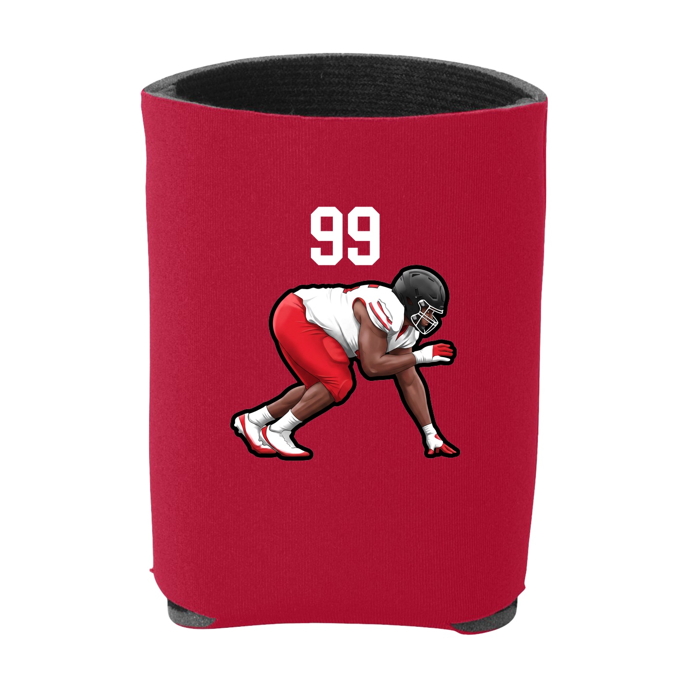 Can Holder — Number Top in Red