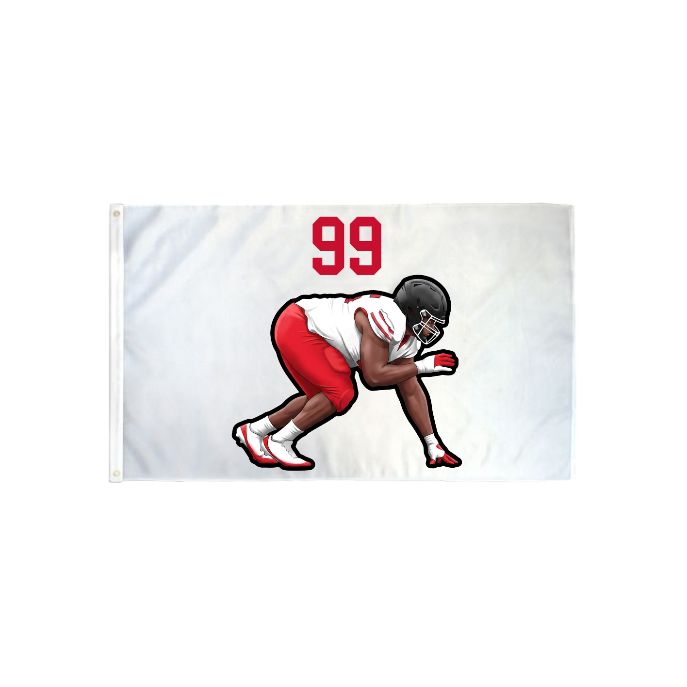 3x5 Flag — Number Top in Classic