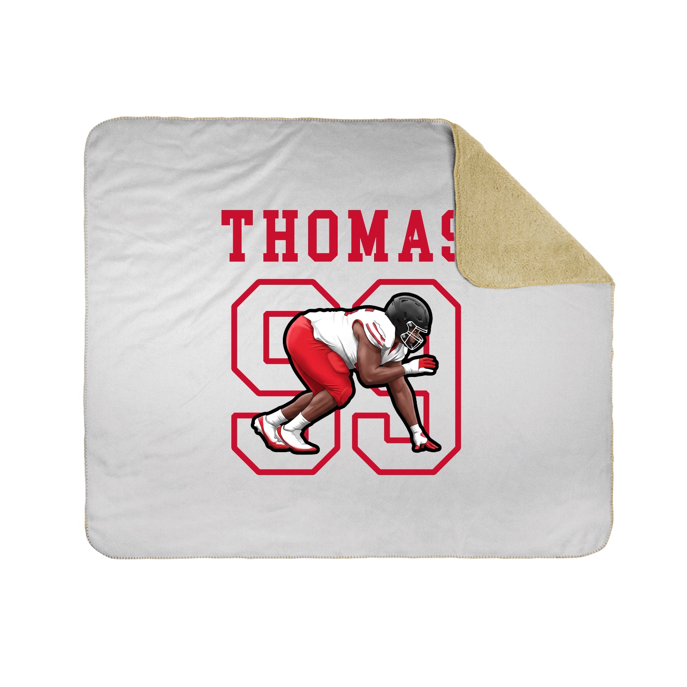 50x60 Sherpa Lined Throw Blanket