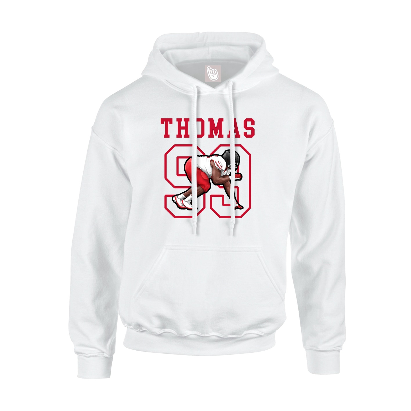 Youth Hoodie — Shirsey in White