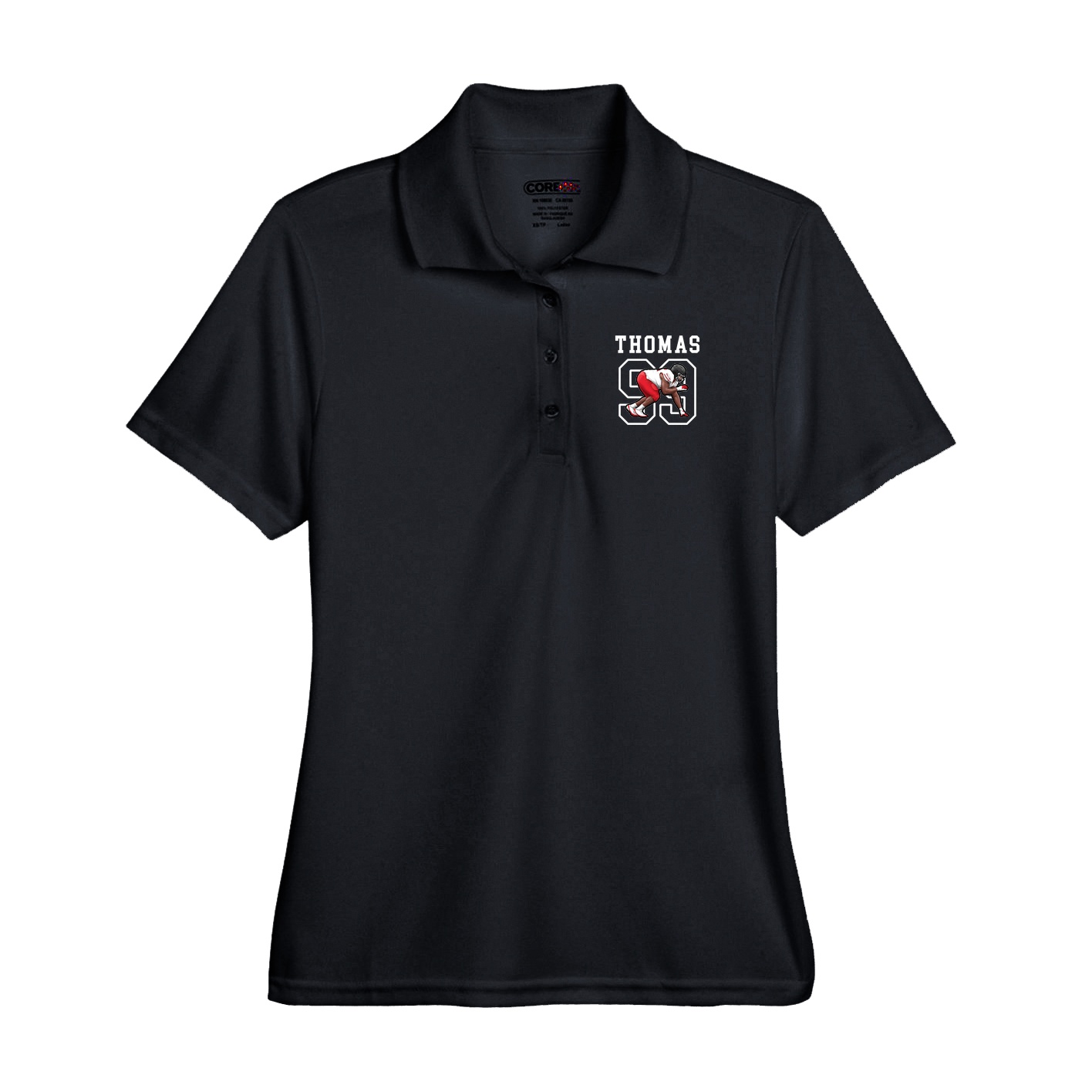 Performance Polo — Shirsey in Black