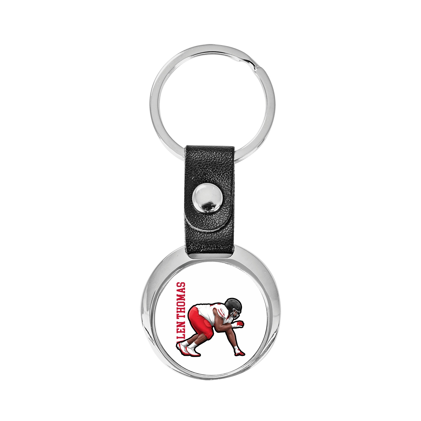 Key Chain — Name Vertical in Classic