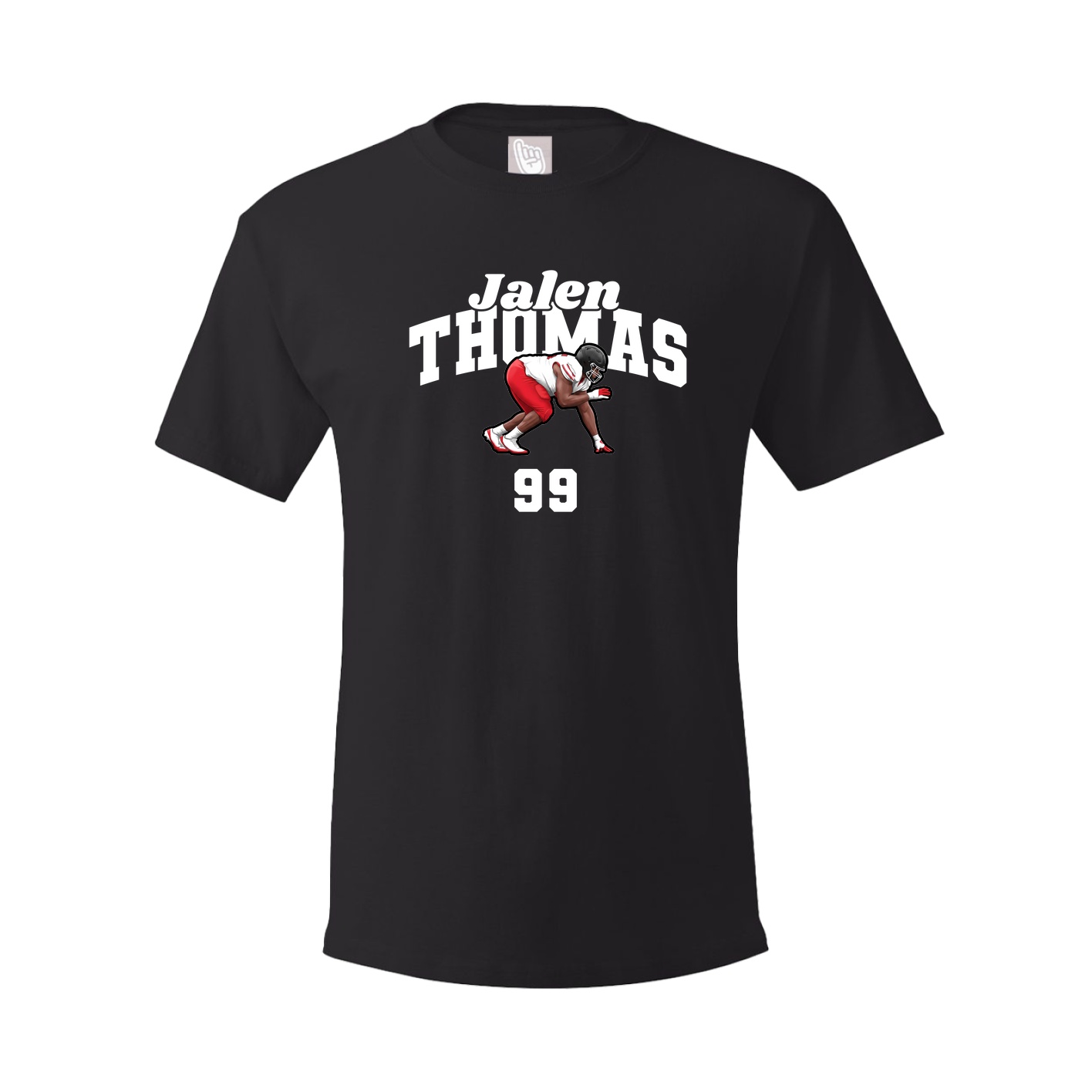 Youth Tee — Signature Arch in Black