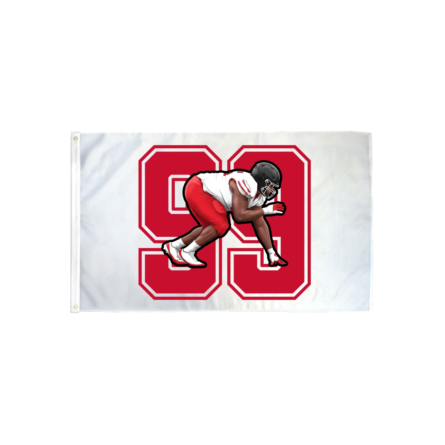 3x5 Flag — Number in Classic