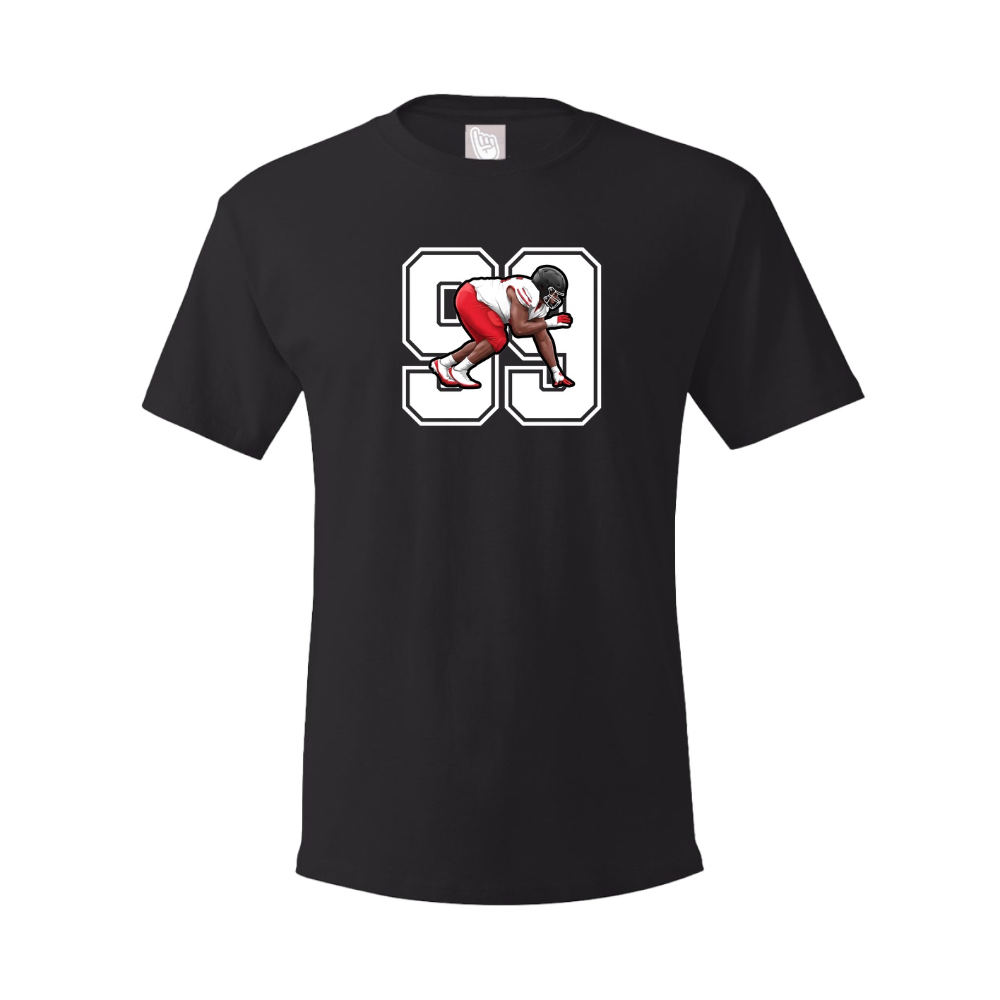 Youth Tee — Number in Black