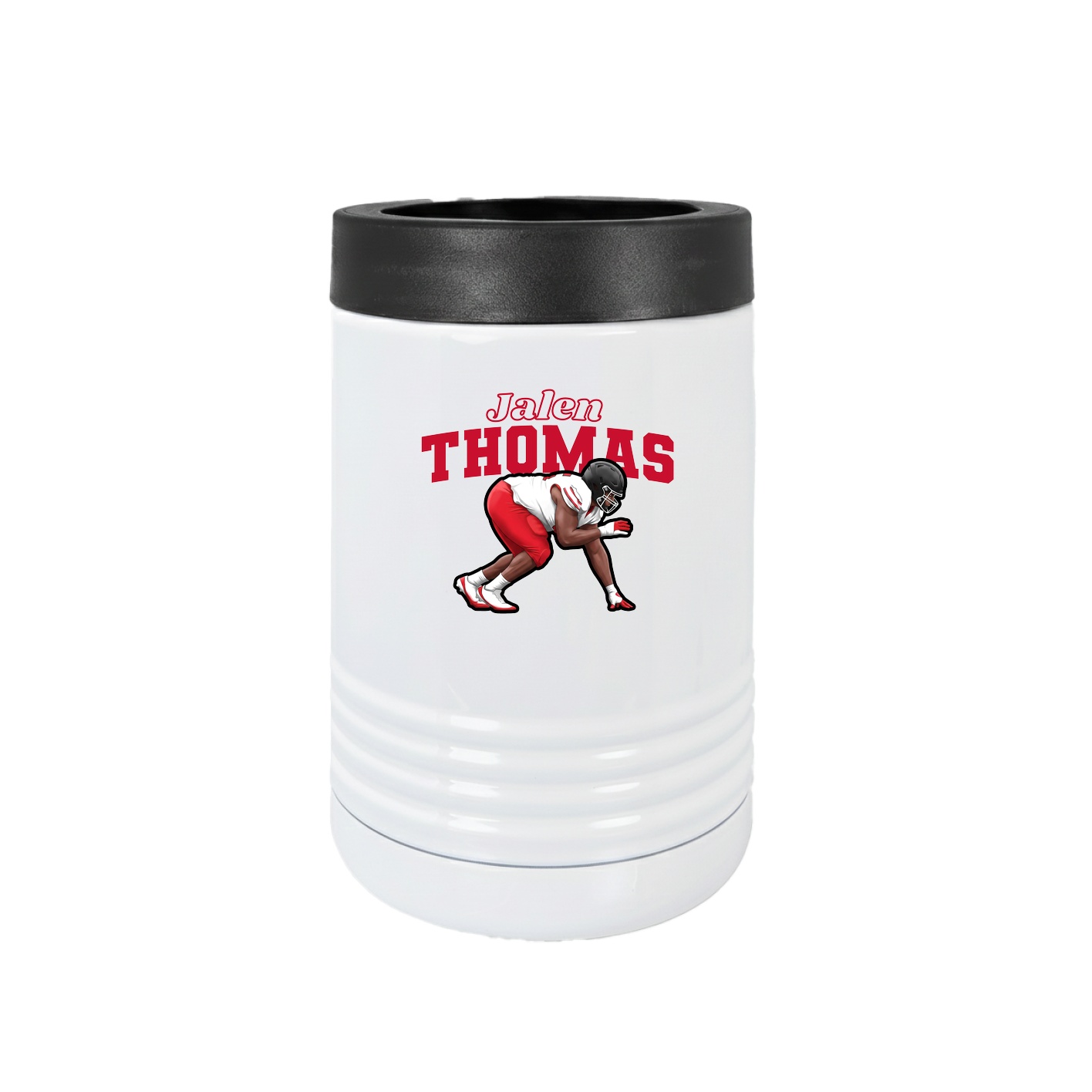 Beverage Holder — Name Arch in White
