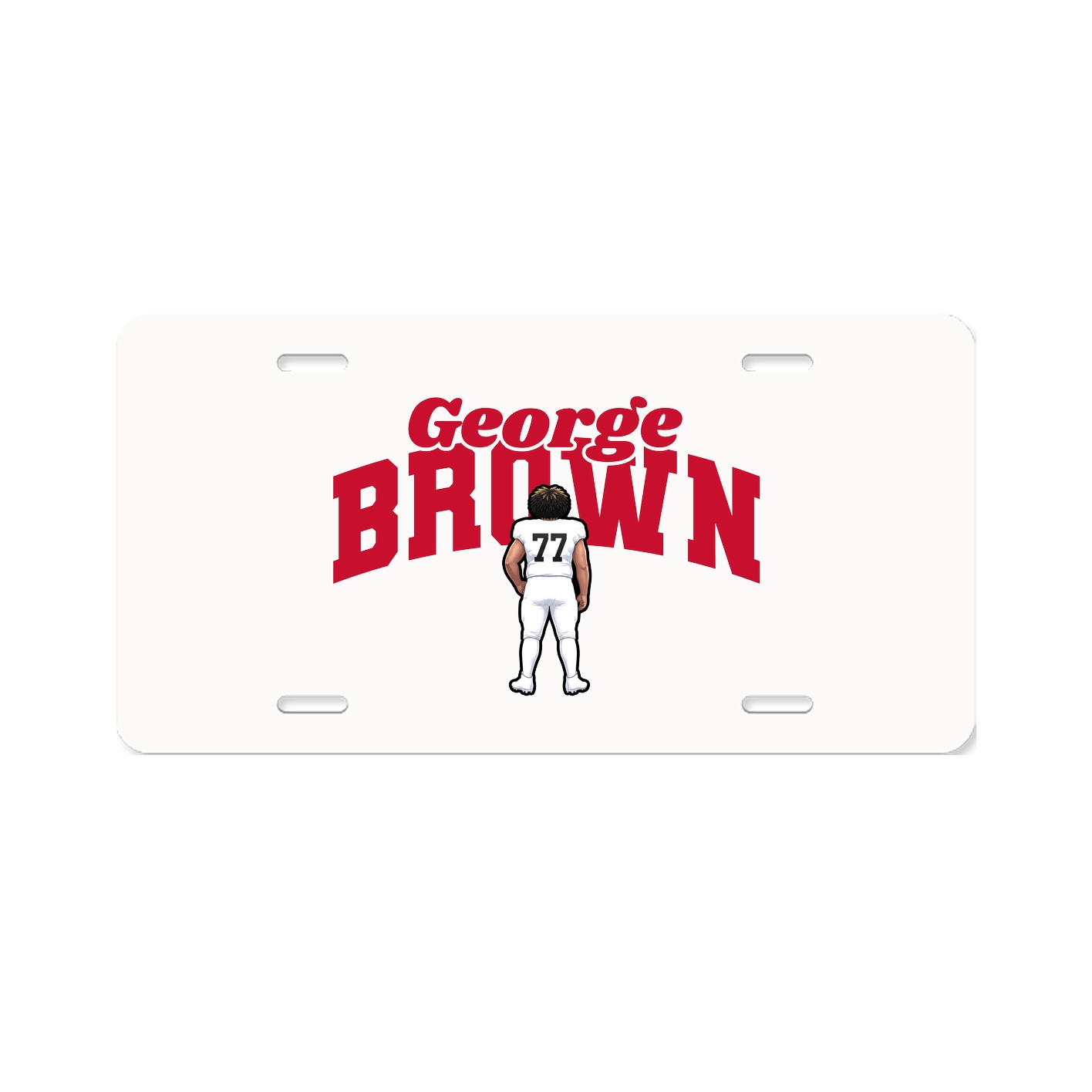 License Plate — Signature Arch in Classic