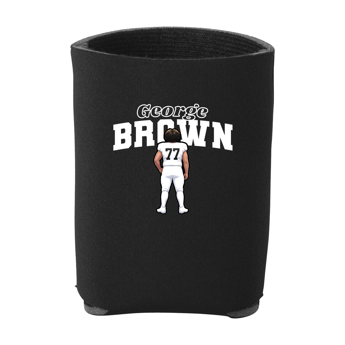 Can Holder — Name Arch in Black