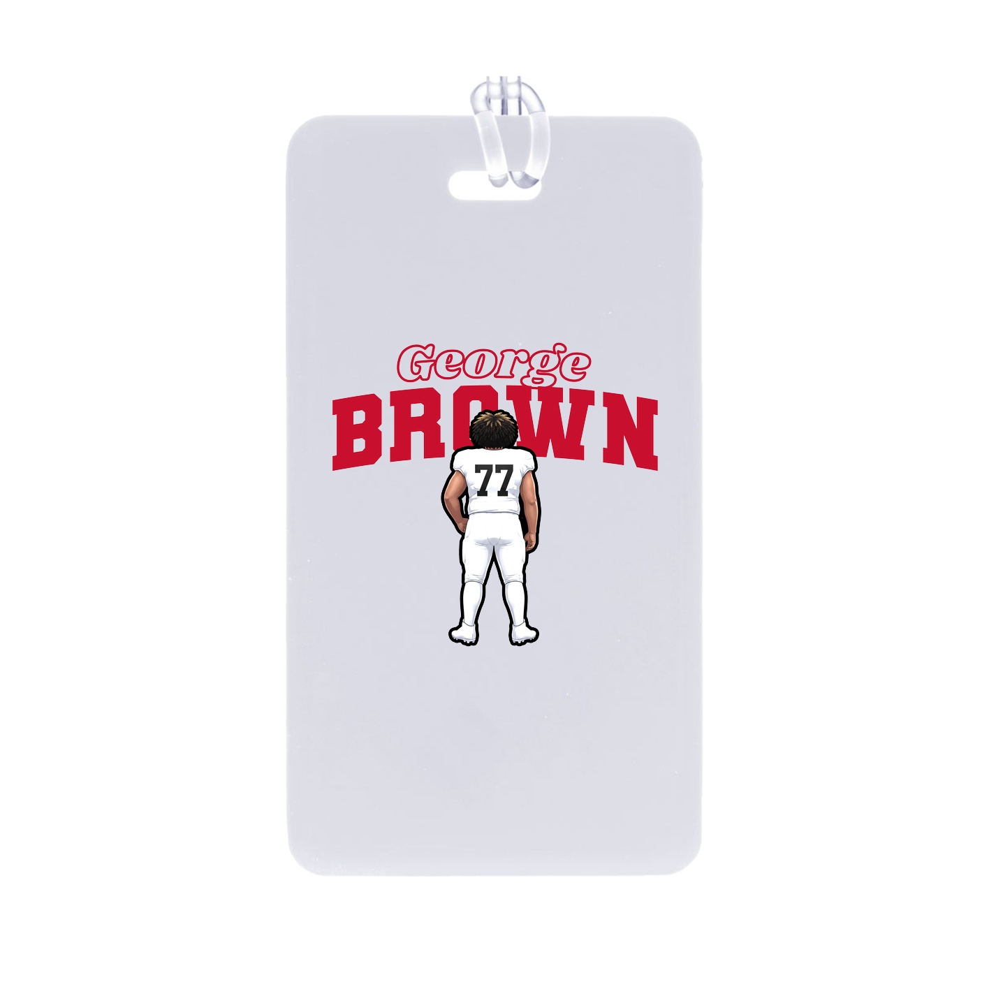 Bag Tag — Name Arch in Classic