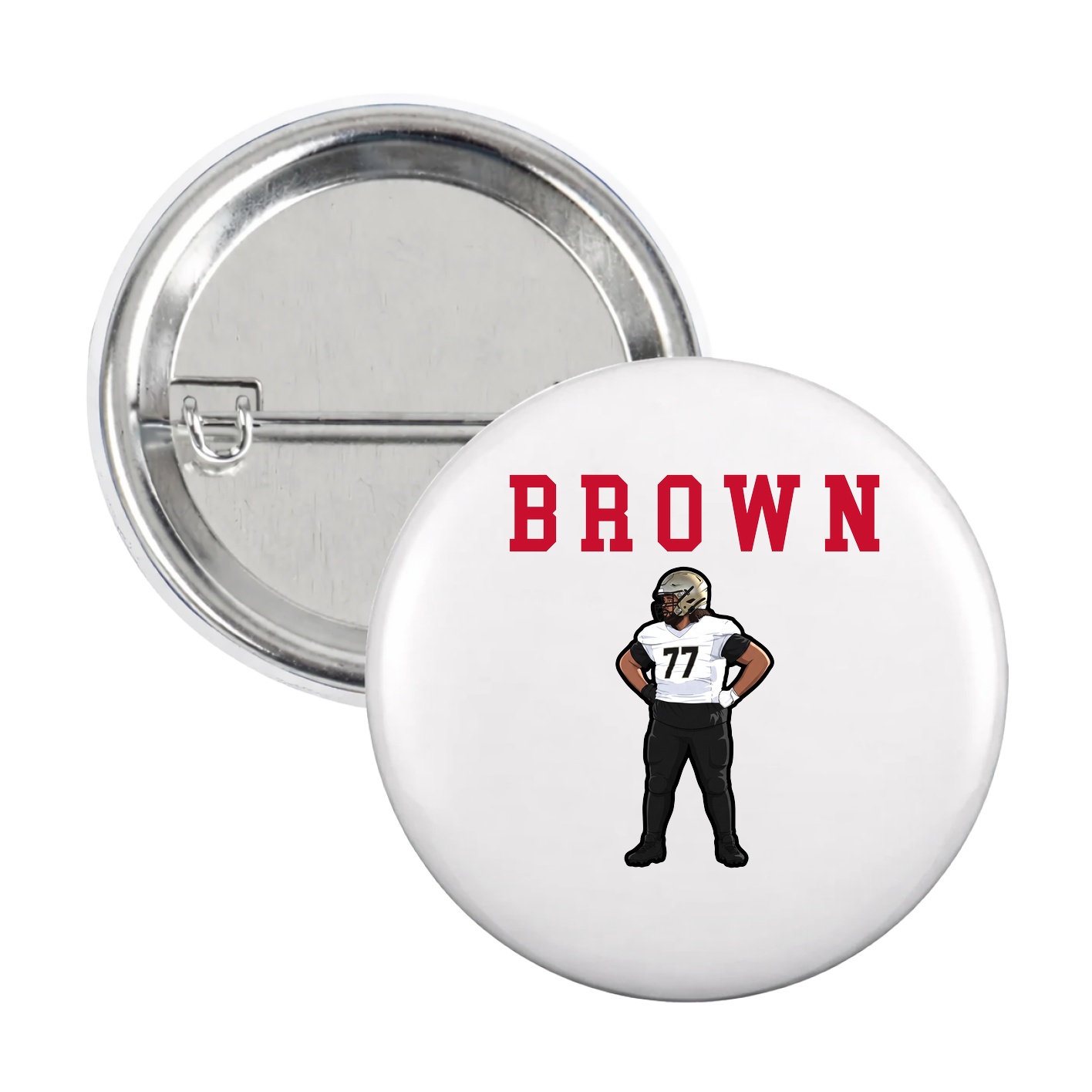 Game Day Button — Shirsey in White