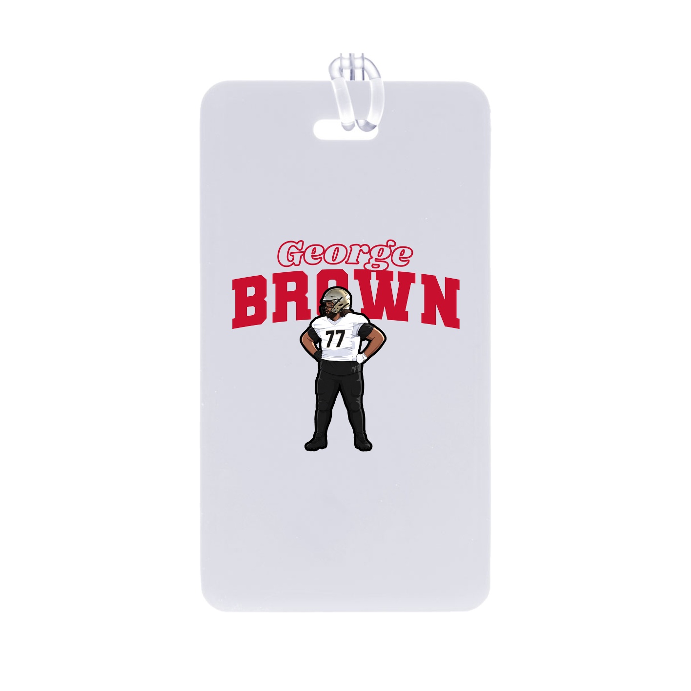 Bag Tag — Name Arch in Classic