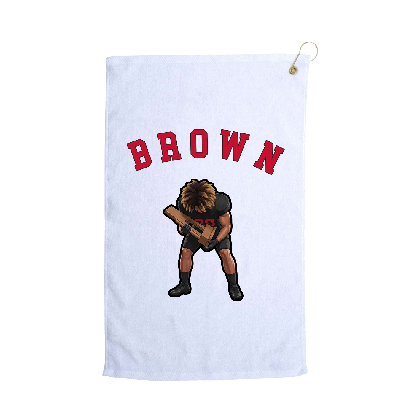 Golf Towel — Shirsey Arch in White