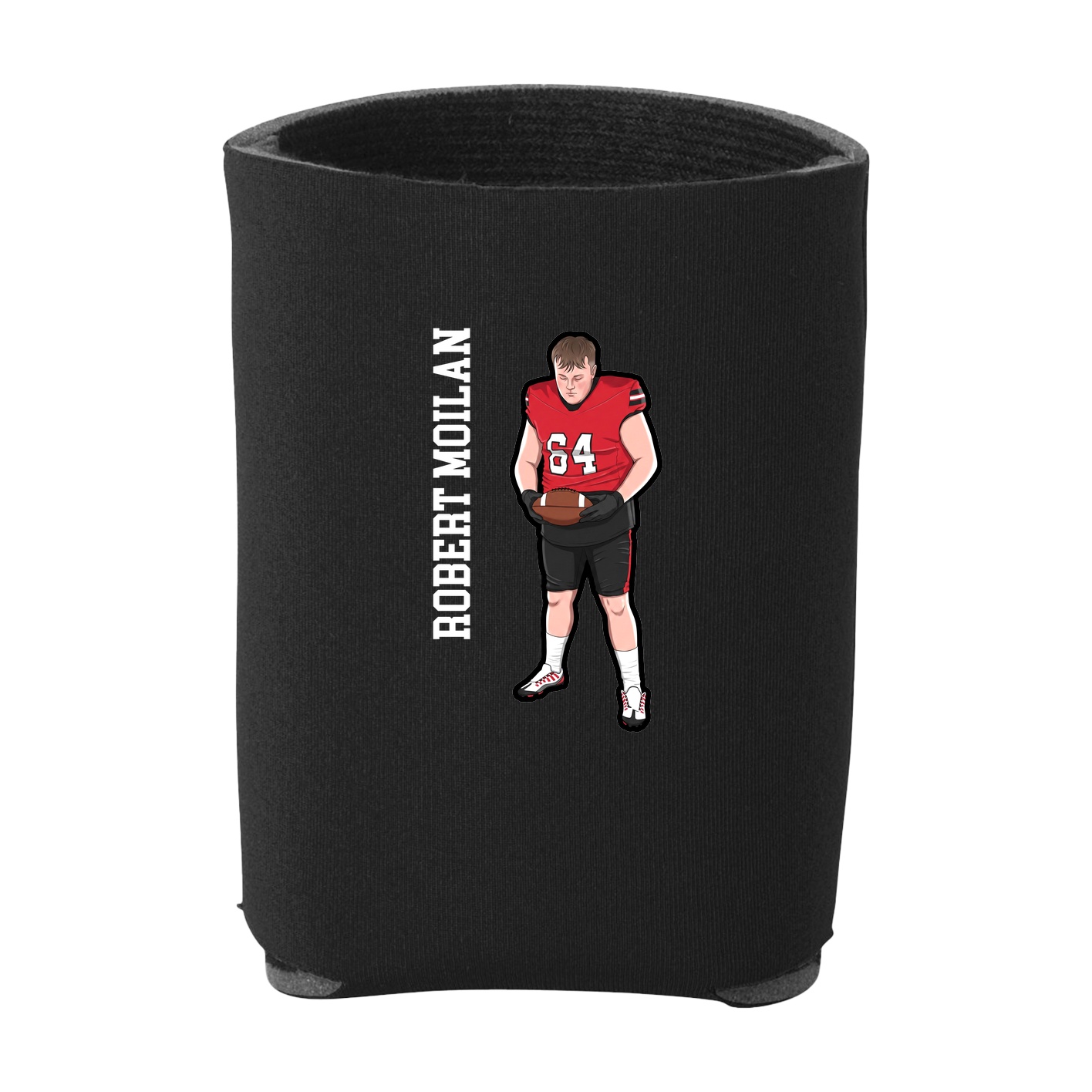 Can Holder — Name Vertical in Black