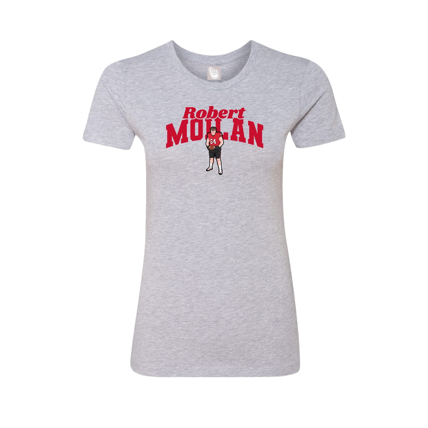 Womens Tee — Signature Arch in Grey