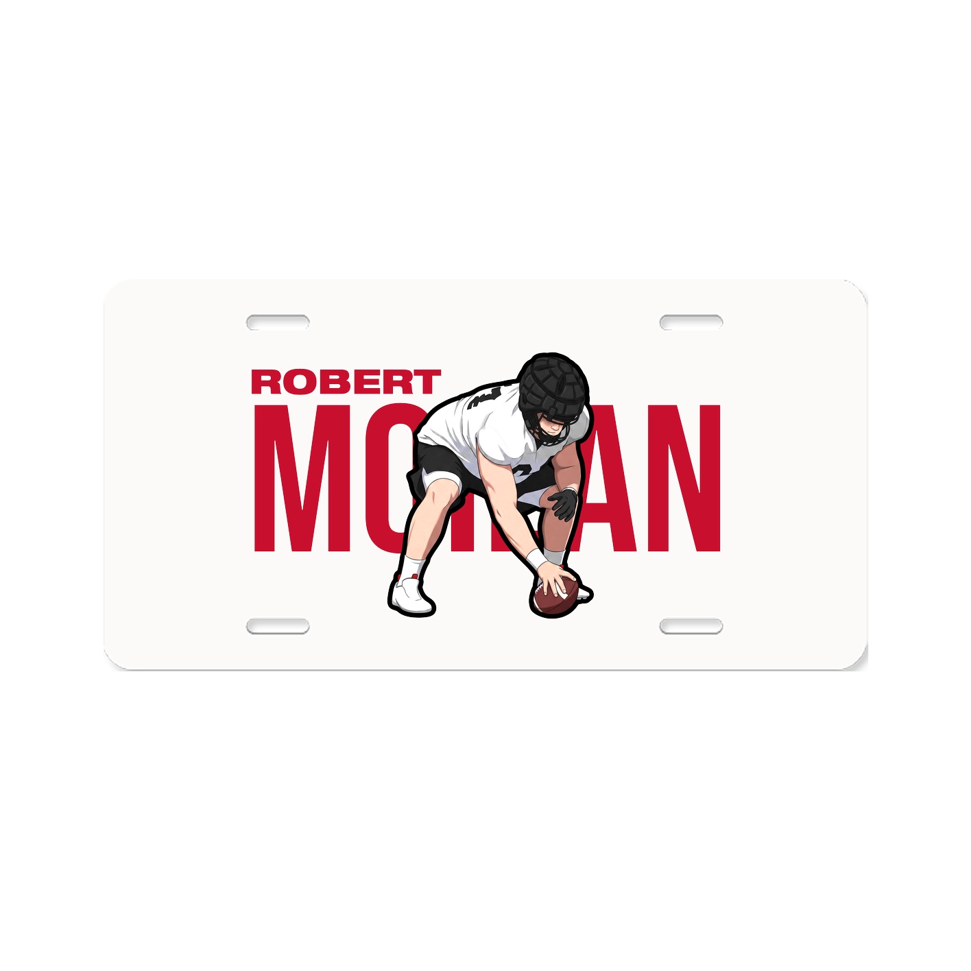 License Plate — Player Name in Classic
