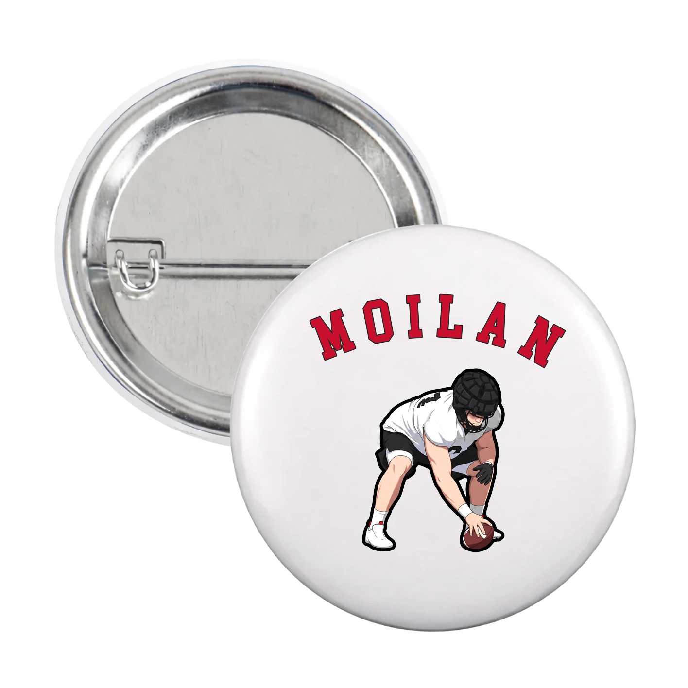 Game Day Button — Shirsey Arch in White