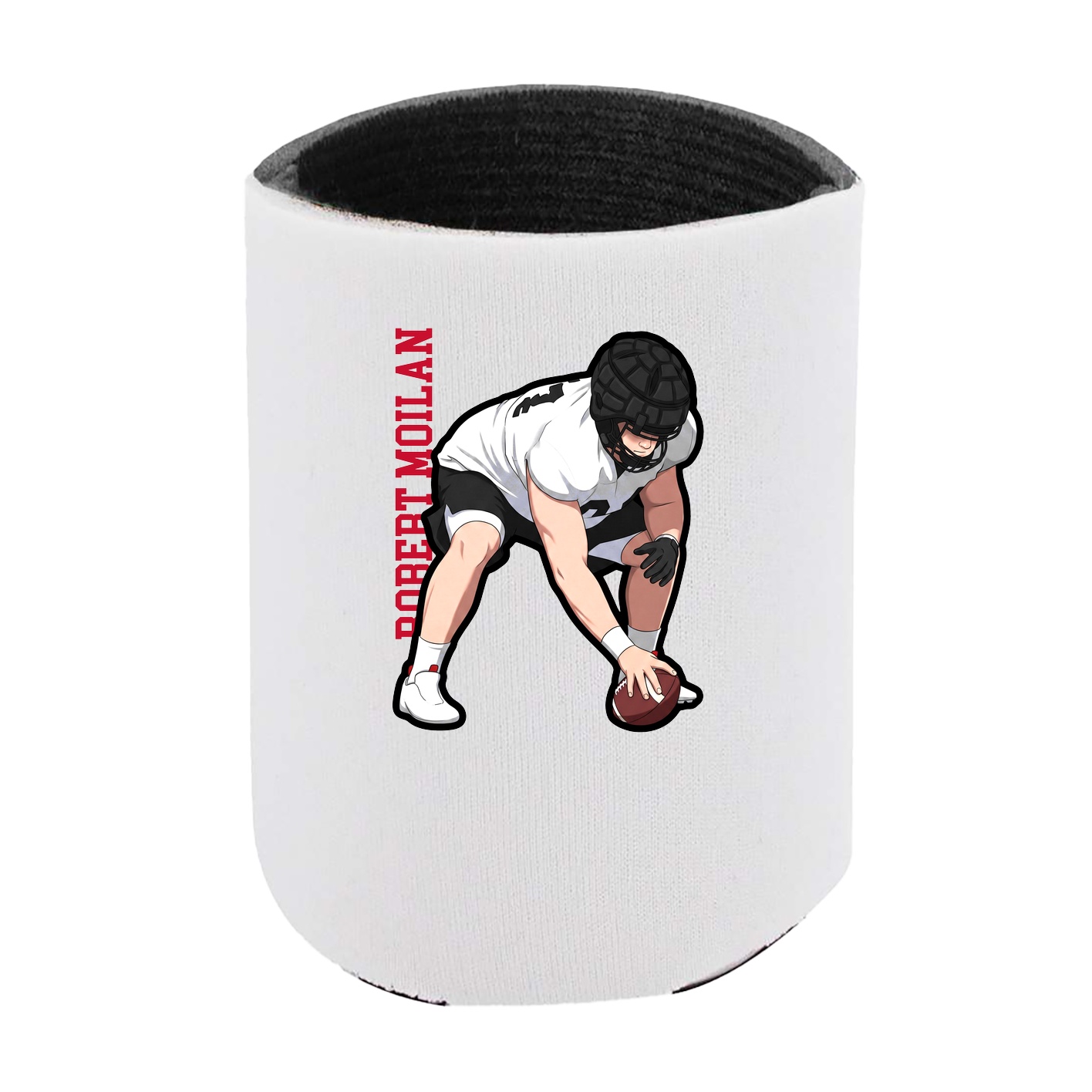 Can Holder — Name Vertical in White
