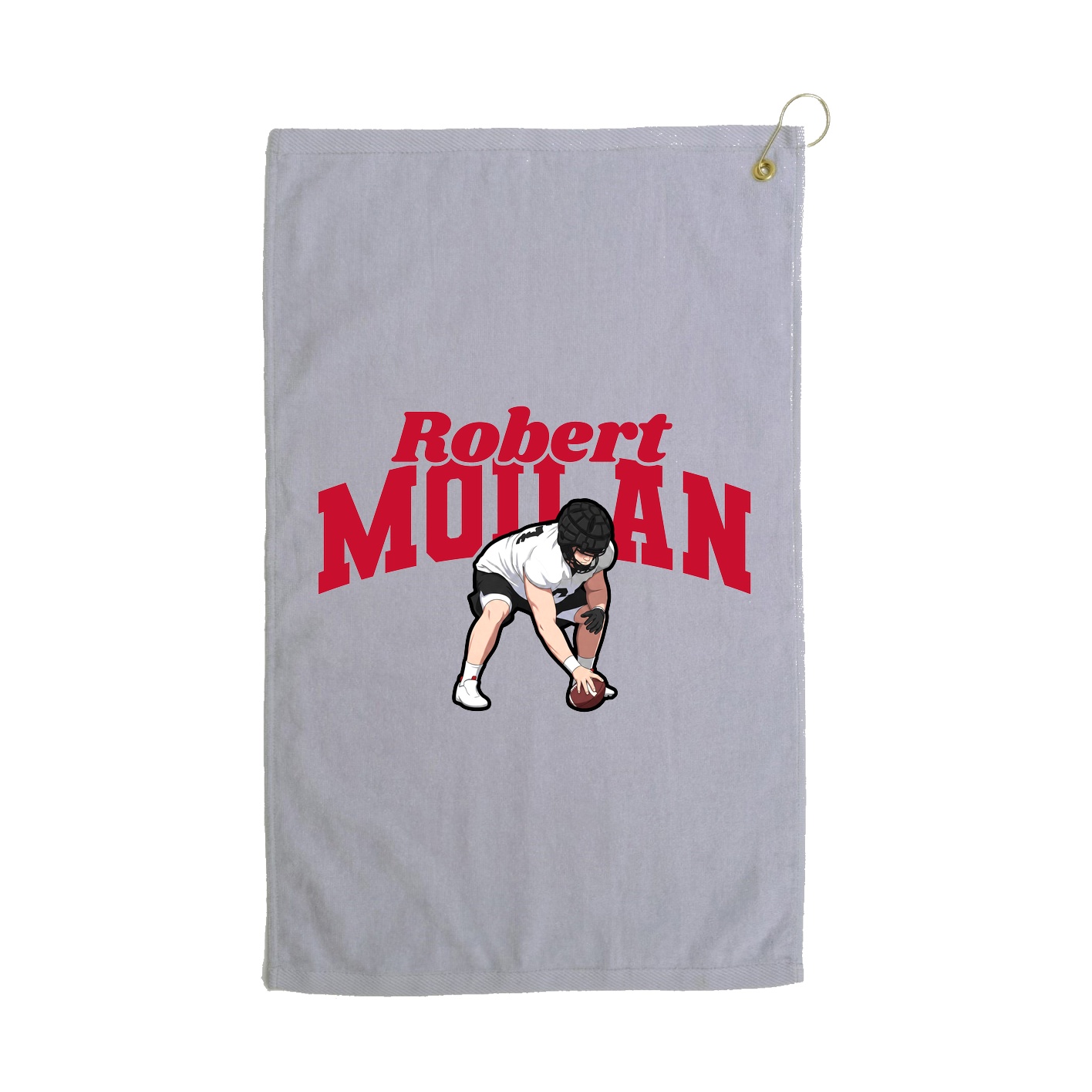 Golf Towel — Signature Arch in Grey