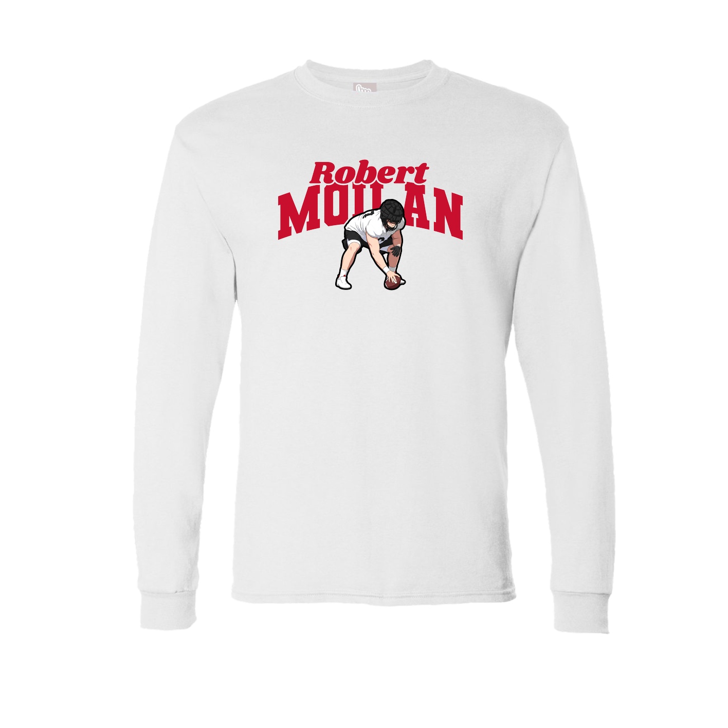 Long Sleeve Tee — Signature Arch in White