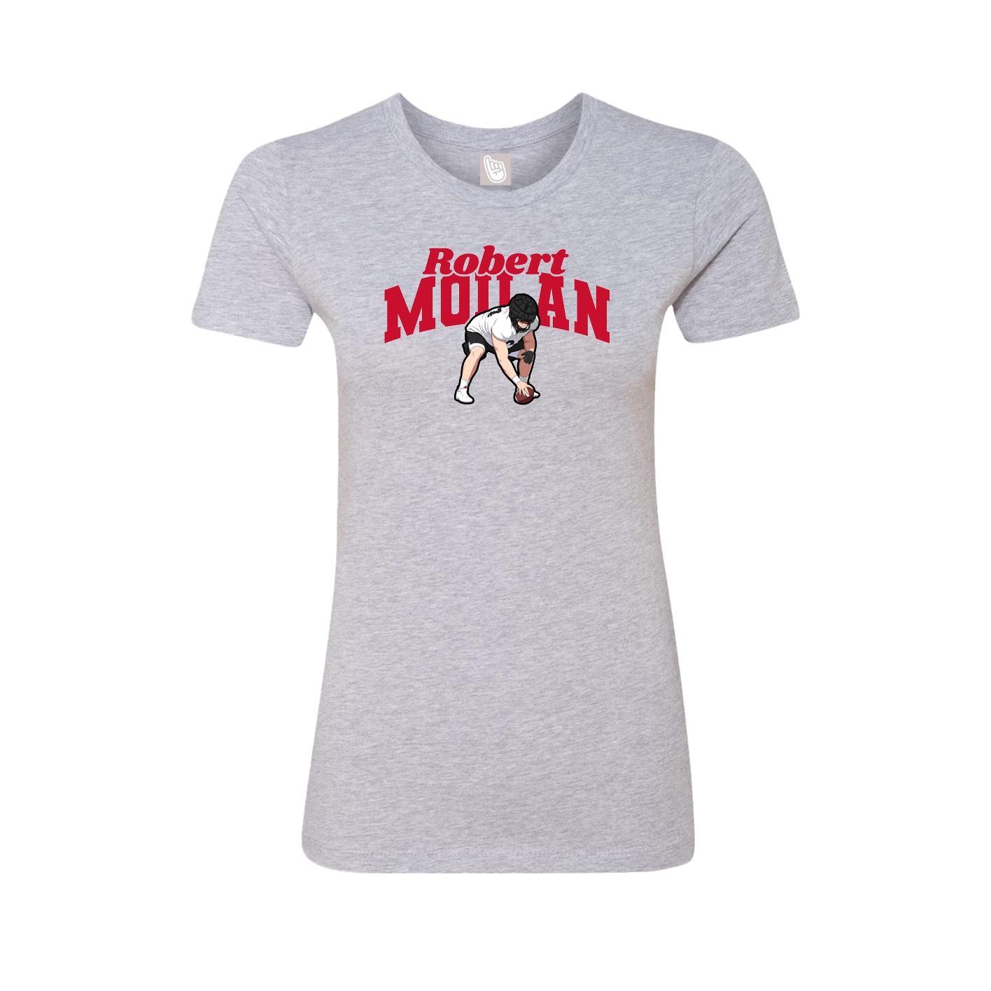 Womens Tee — Signature Arch in Grey